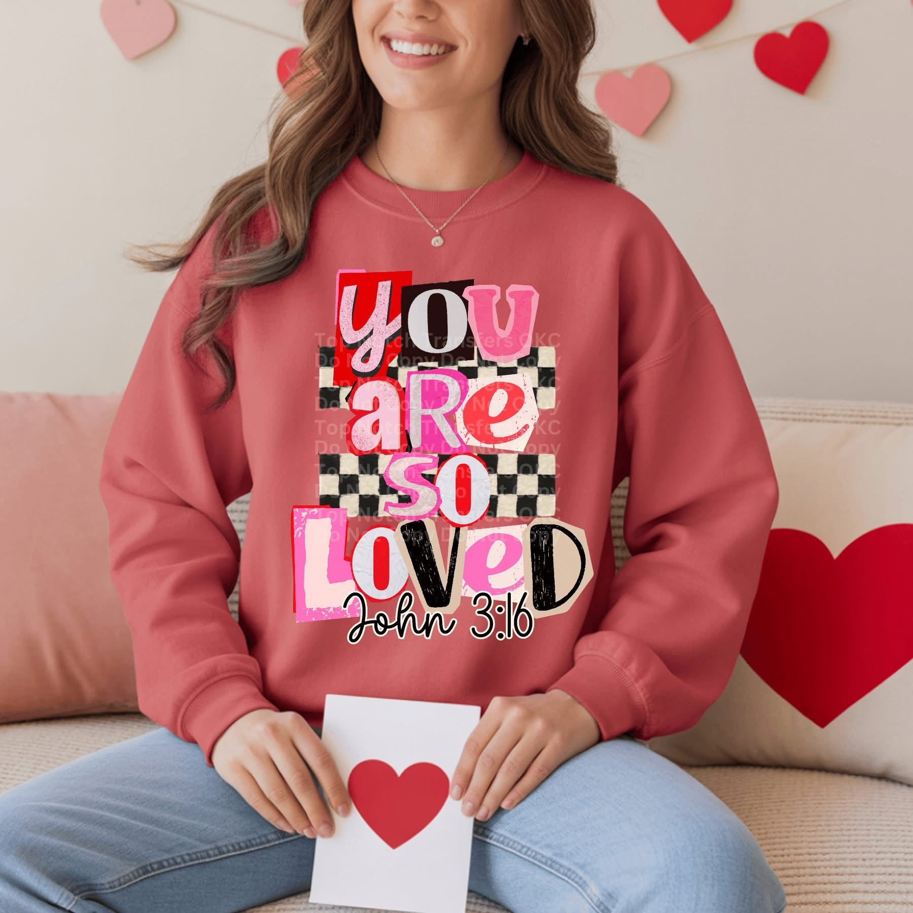 Red Faith So Loved Valentine-ADULT
