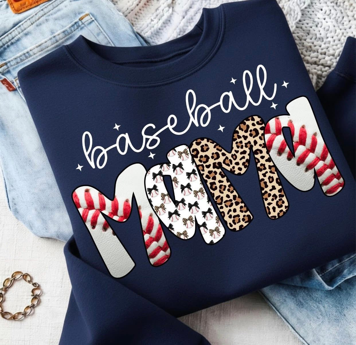 Baseball Mama Stitch-ADULT