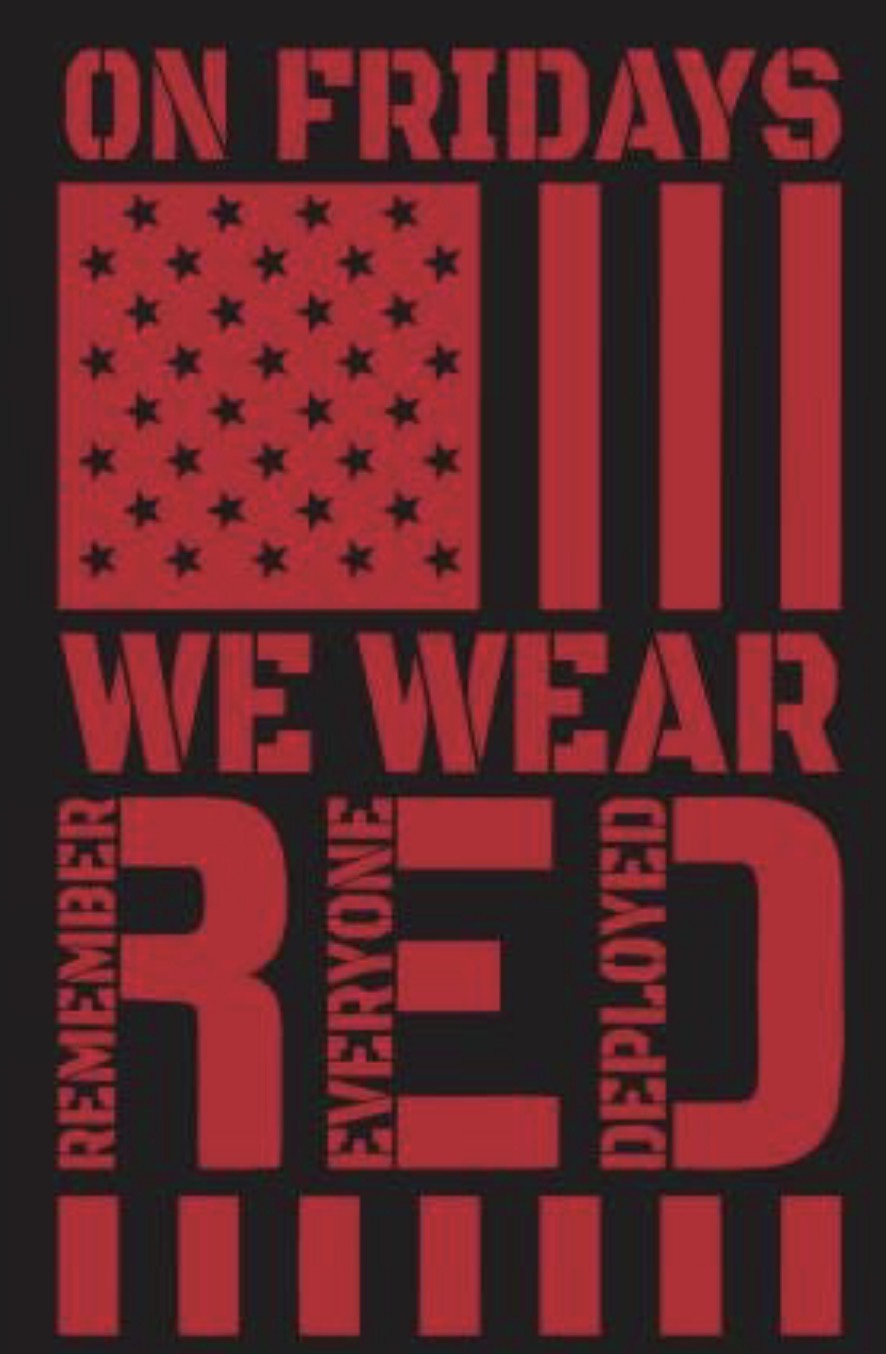 RED Friday Red Flag Remember Everyone Deployed -ADULT
