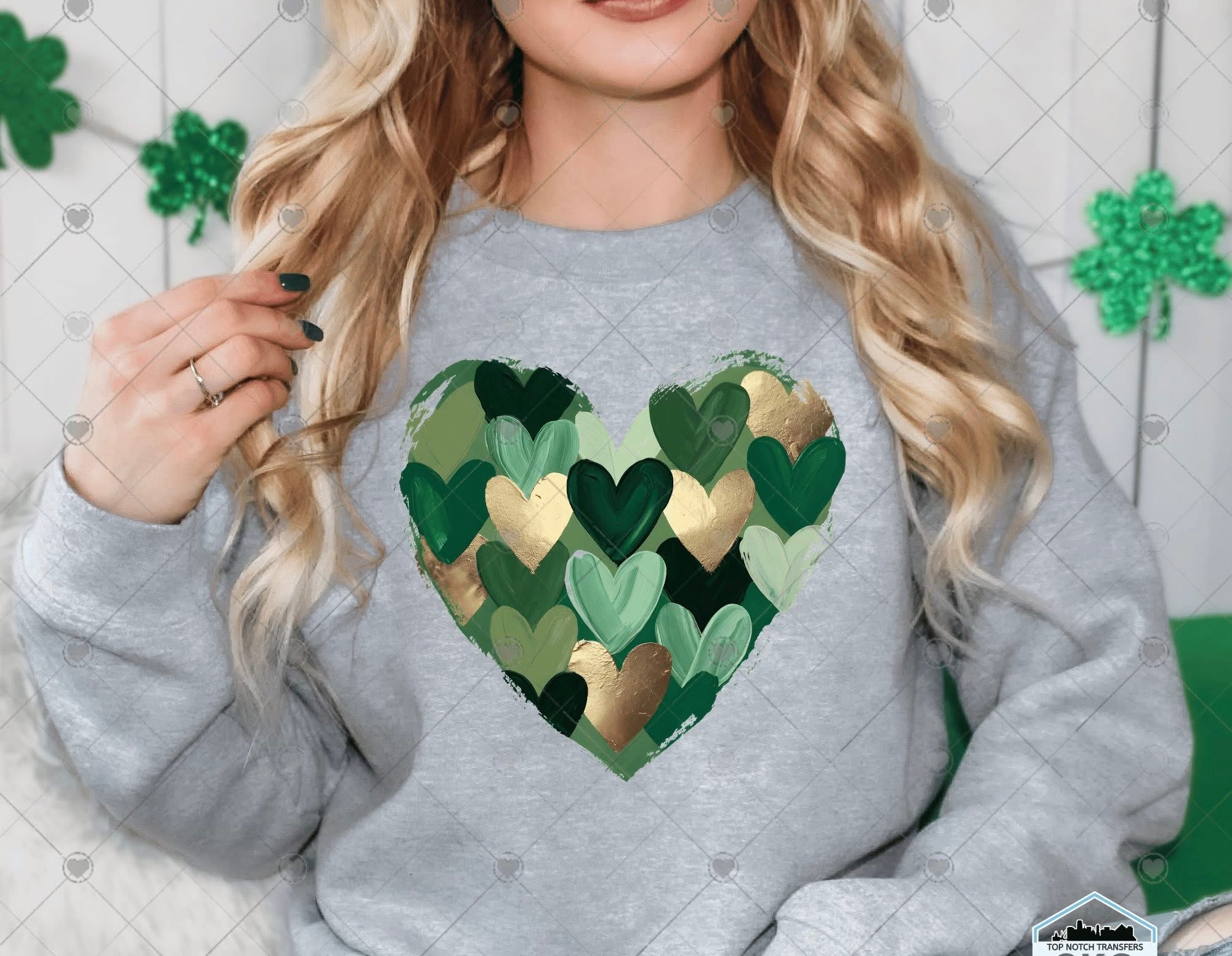 Painted St Pats Shamrock-ADULT