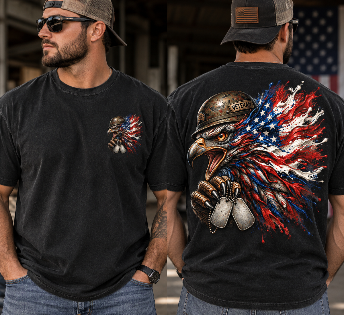 Veteran Eagle Included Pocket-ADULT