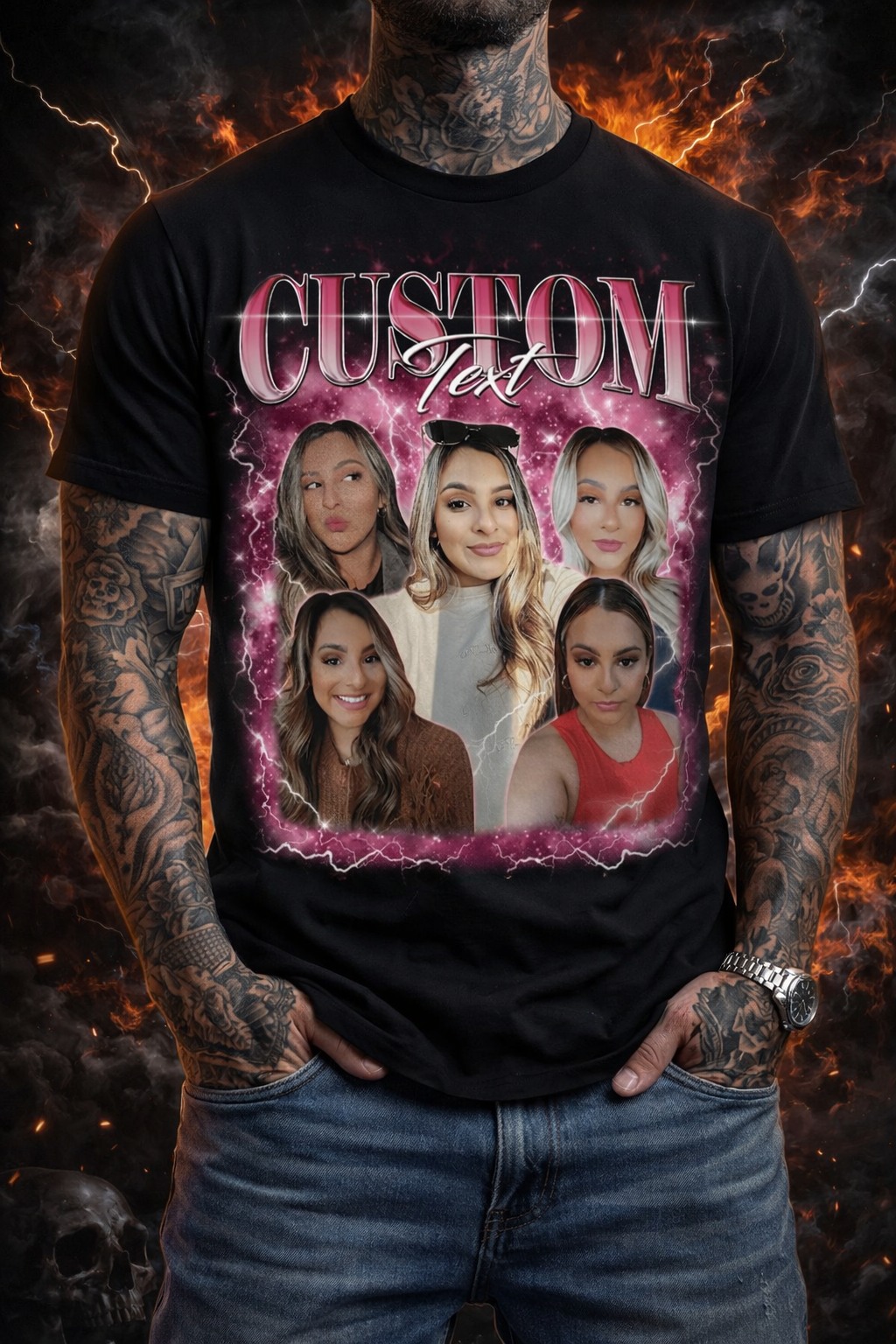 Bootleg Custom Photo and Text-ADULT