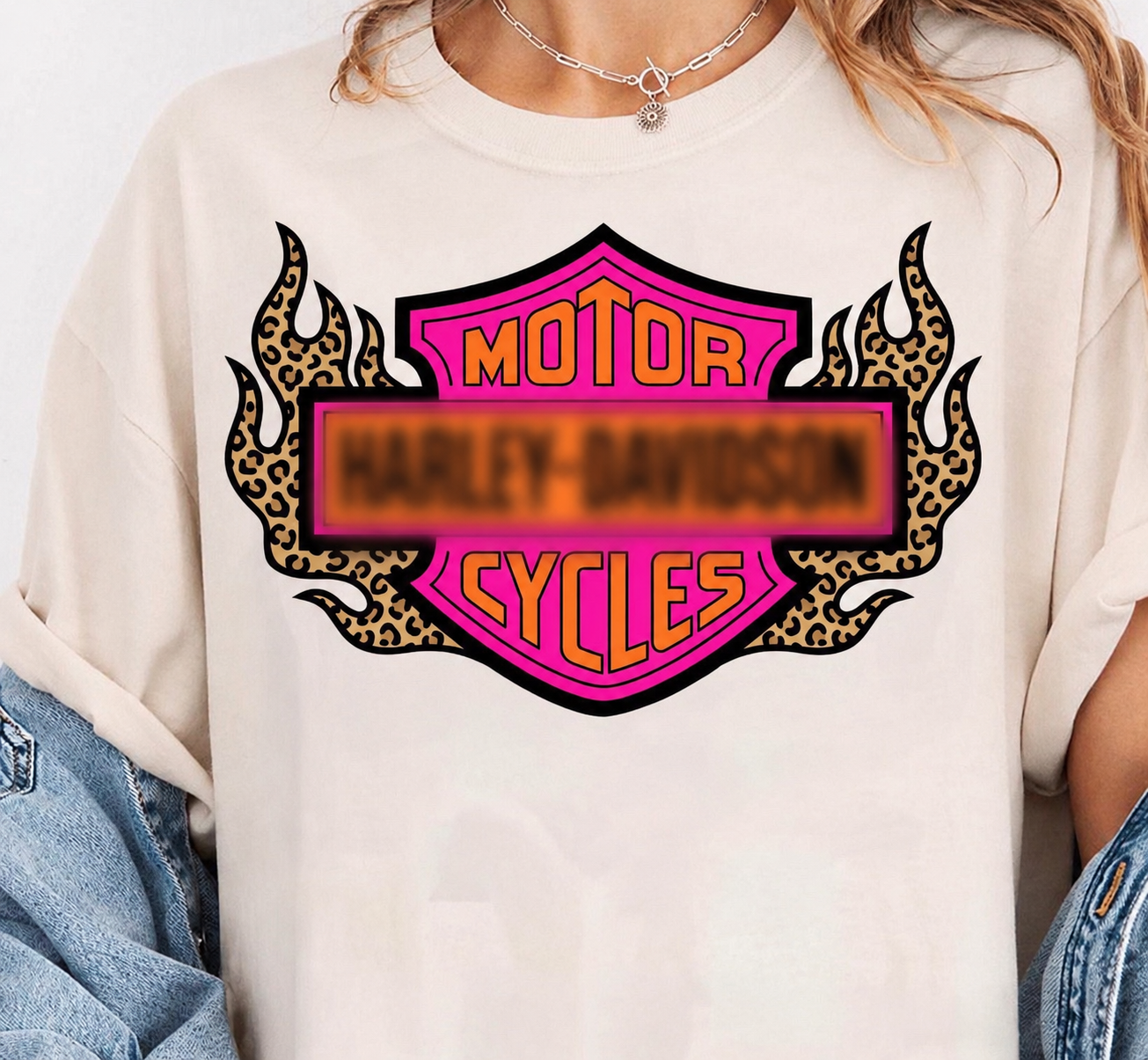 HD Leopard Logo Biker-ADULT