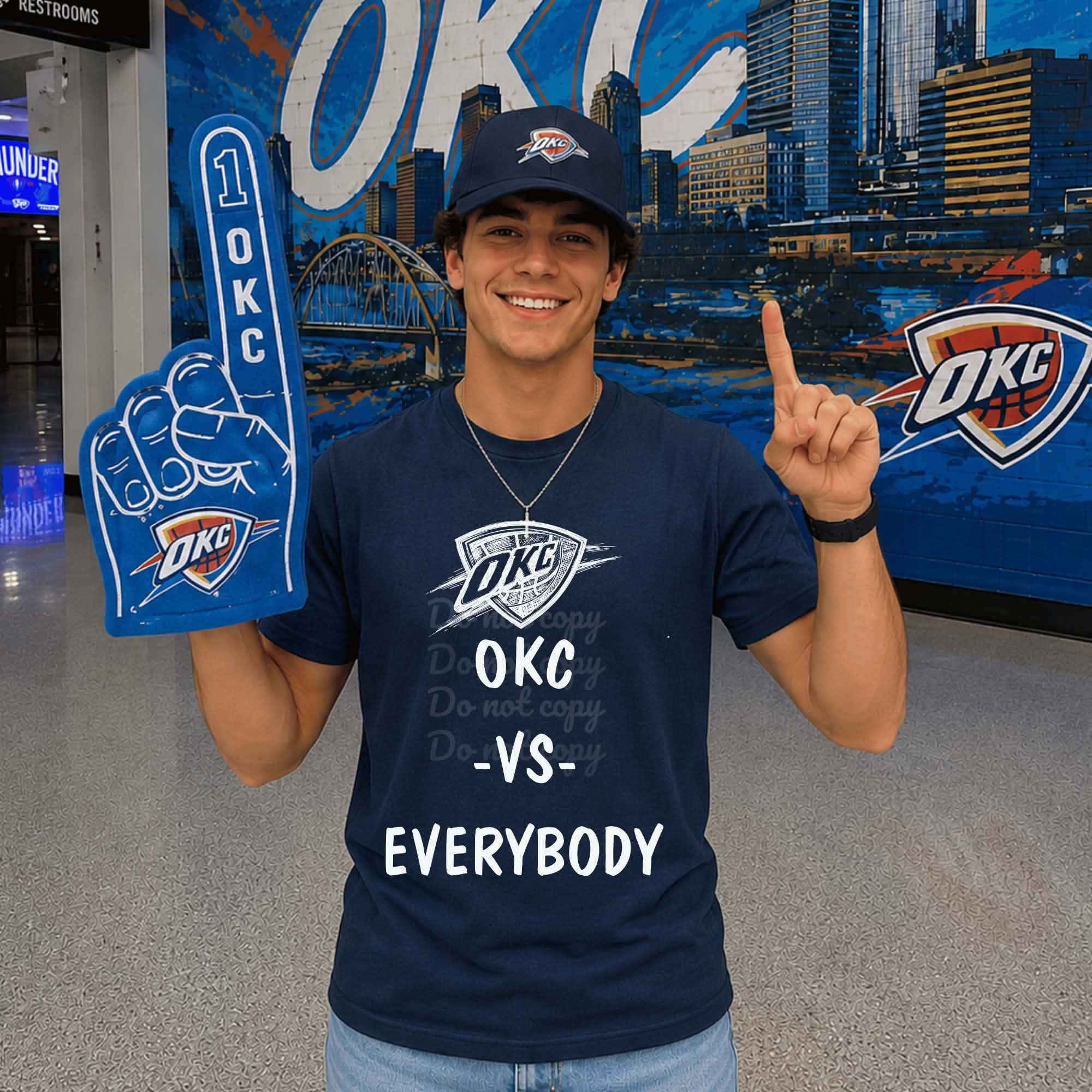 OKC VS Everyone Thund Basketball-ADULT