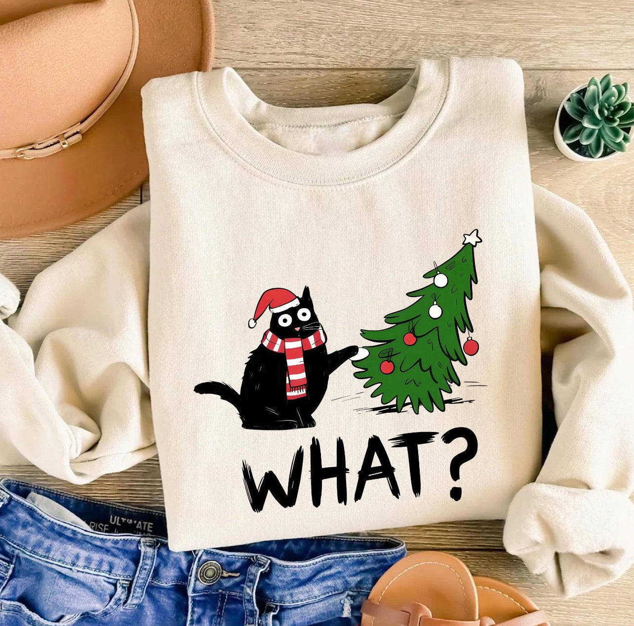 What Cat Christmas- ADULT