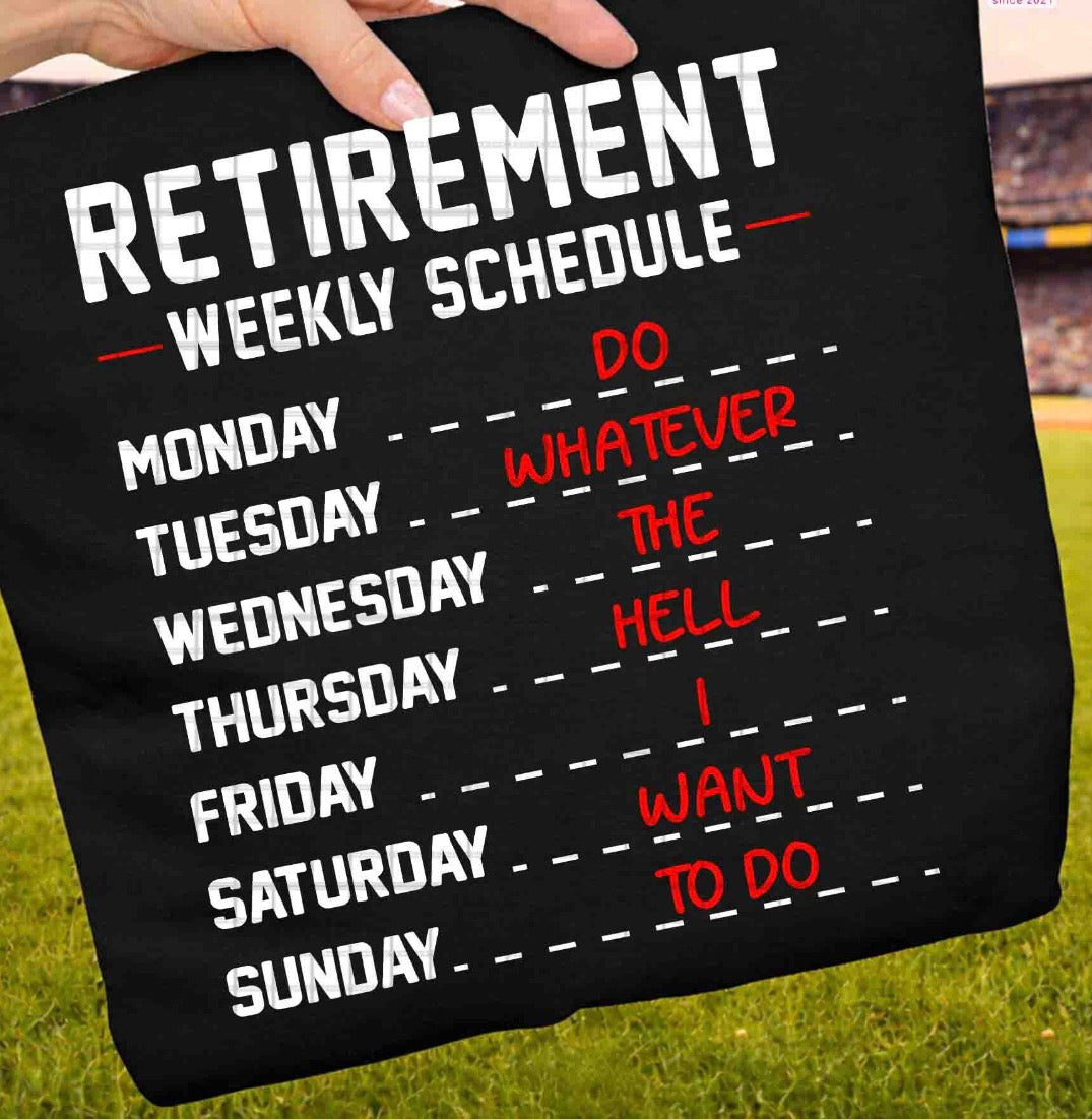 Retirement Weekly Schedule-ADULT
