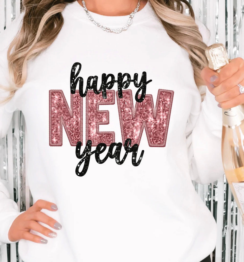 Happy New Year Pink- ADULT