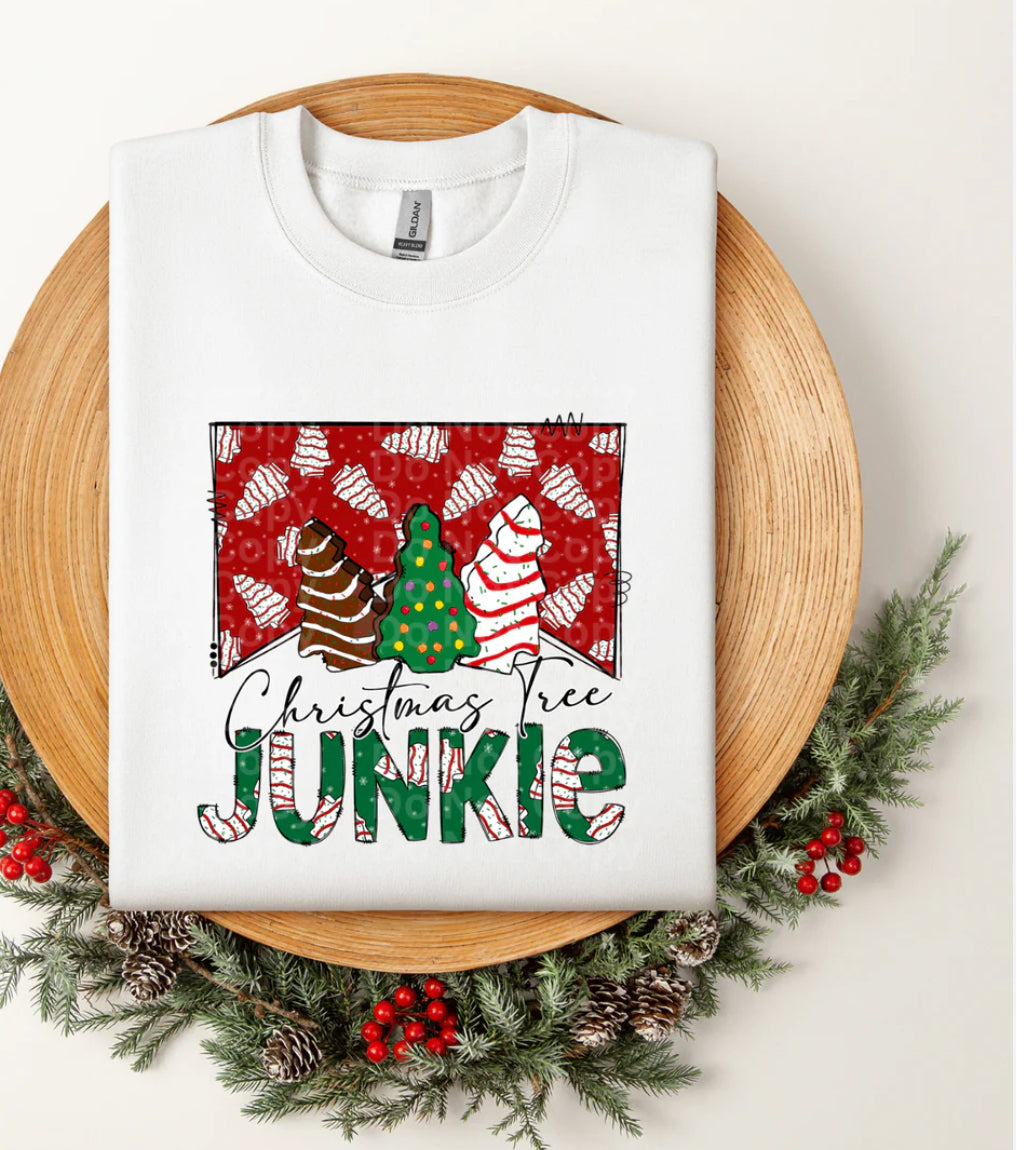 Tree Cake Junkie Christmas- ADULT