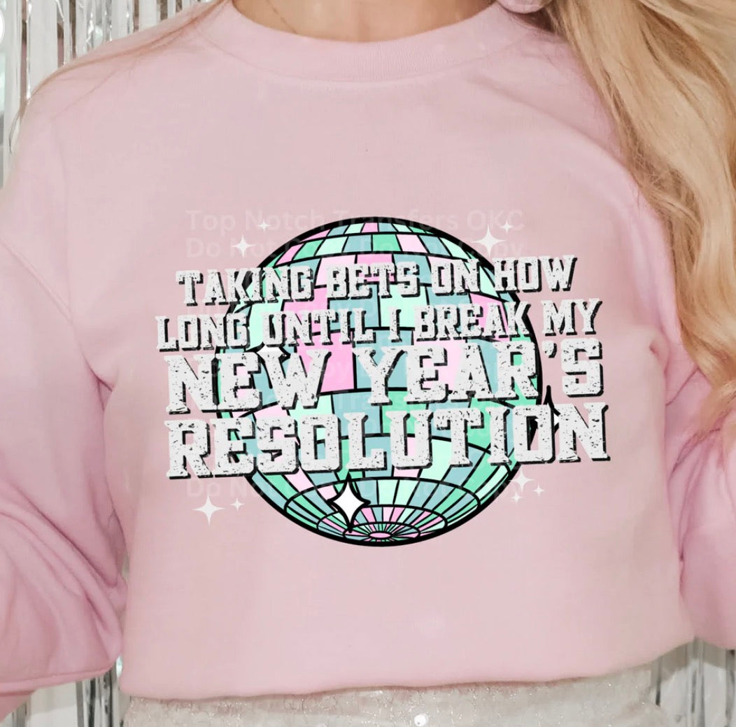 Breaking New Year Resolutions- ADULT