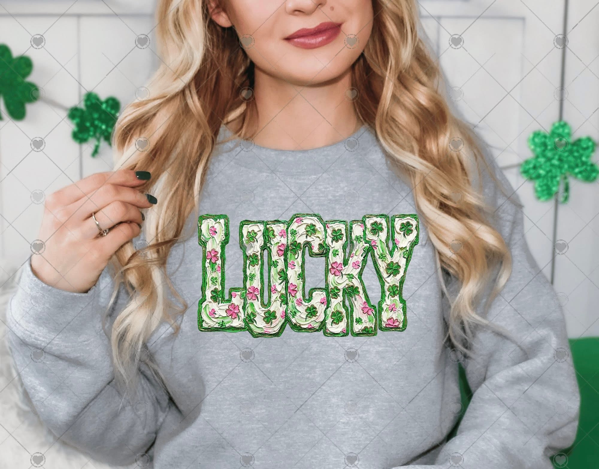 St Pats Lucky Lettering-ADULT