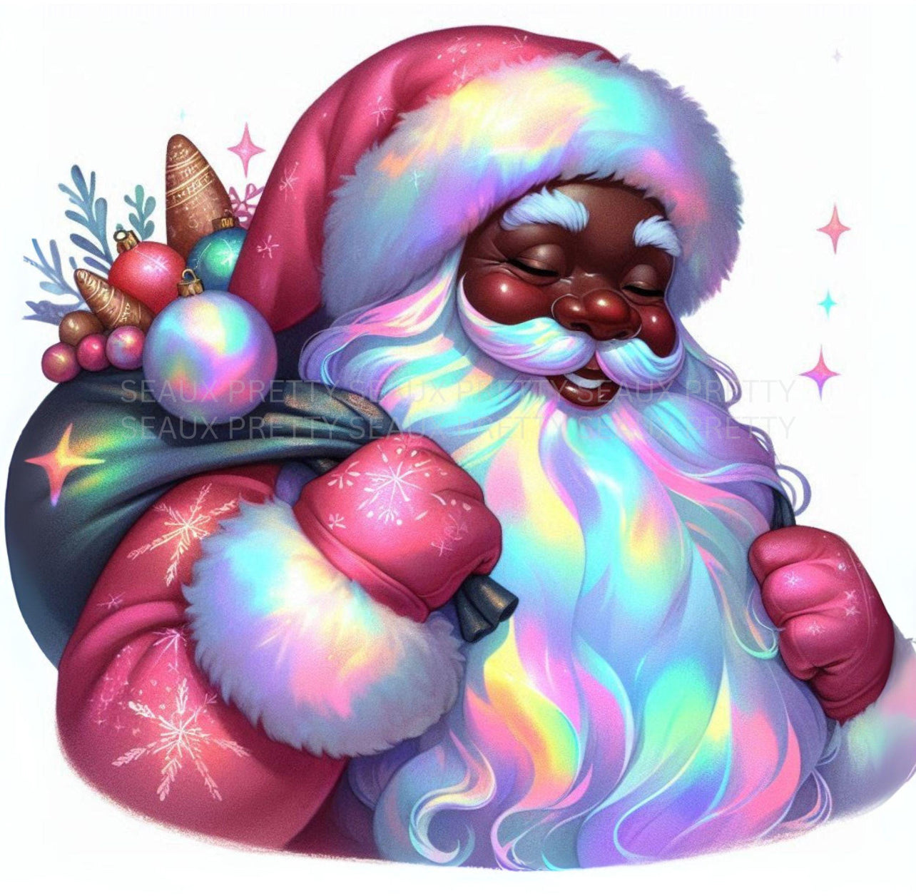 Iridescent Santa (POC)- ADULT