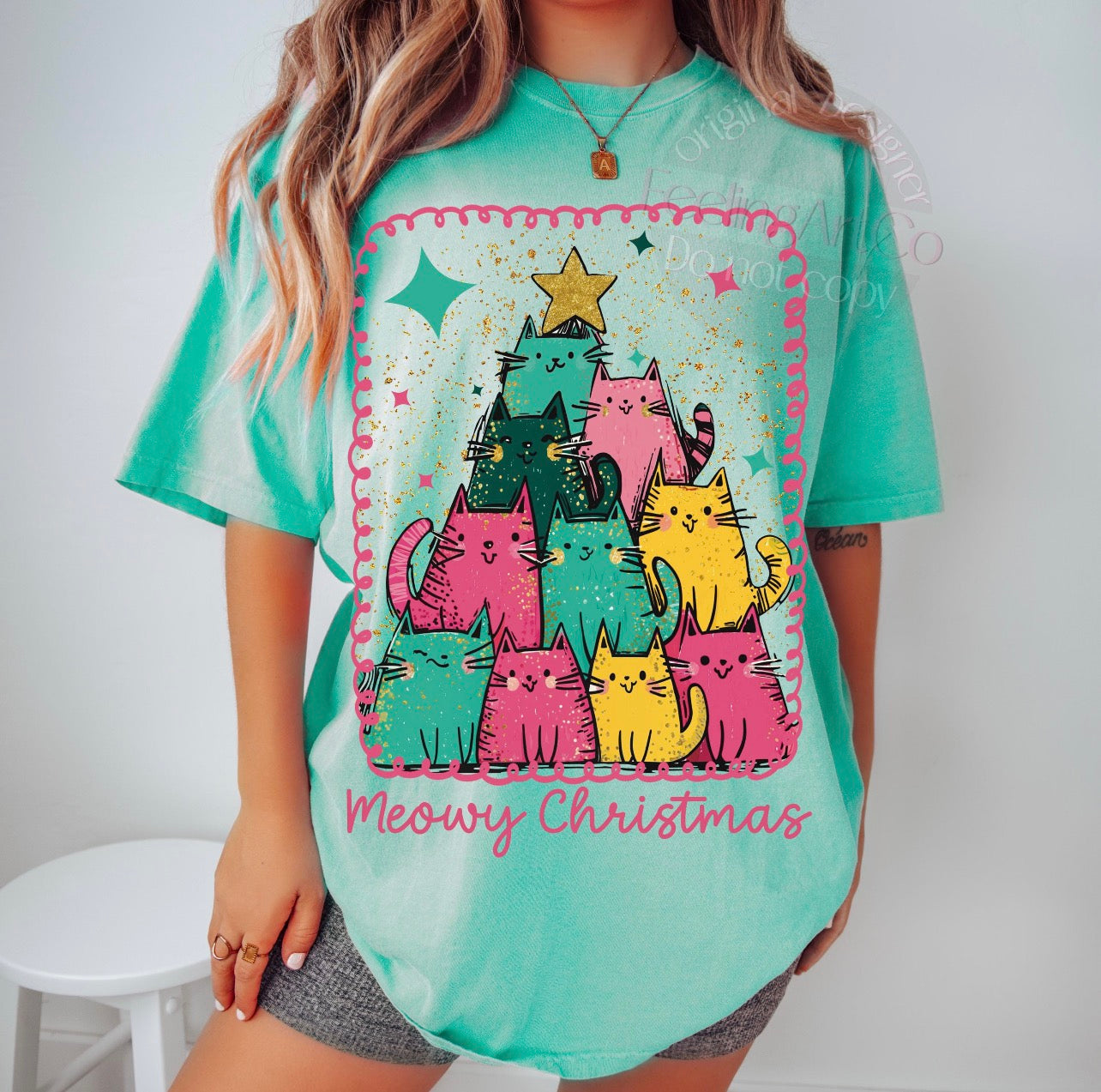 Meowy Christmas- ADULT