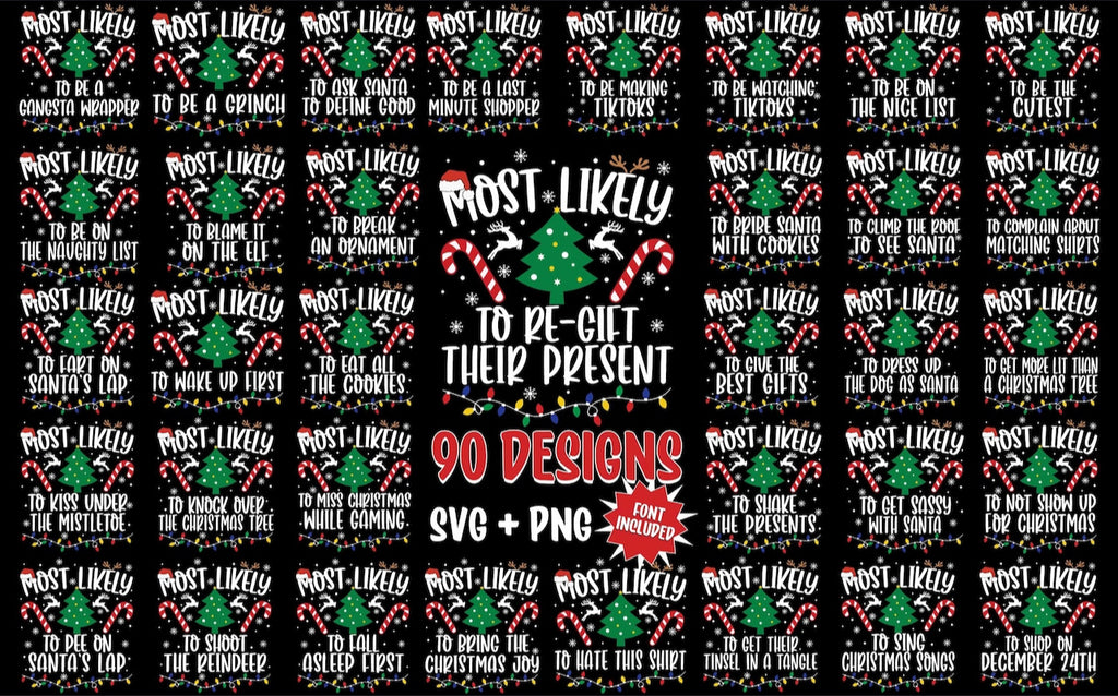 Most Likely Christmas Version Two- ADULT