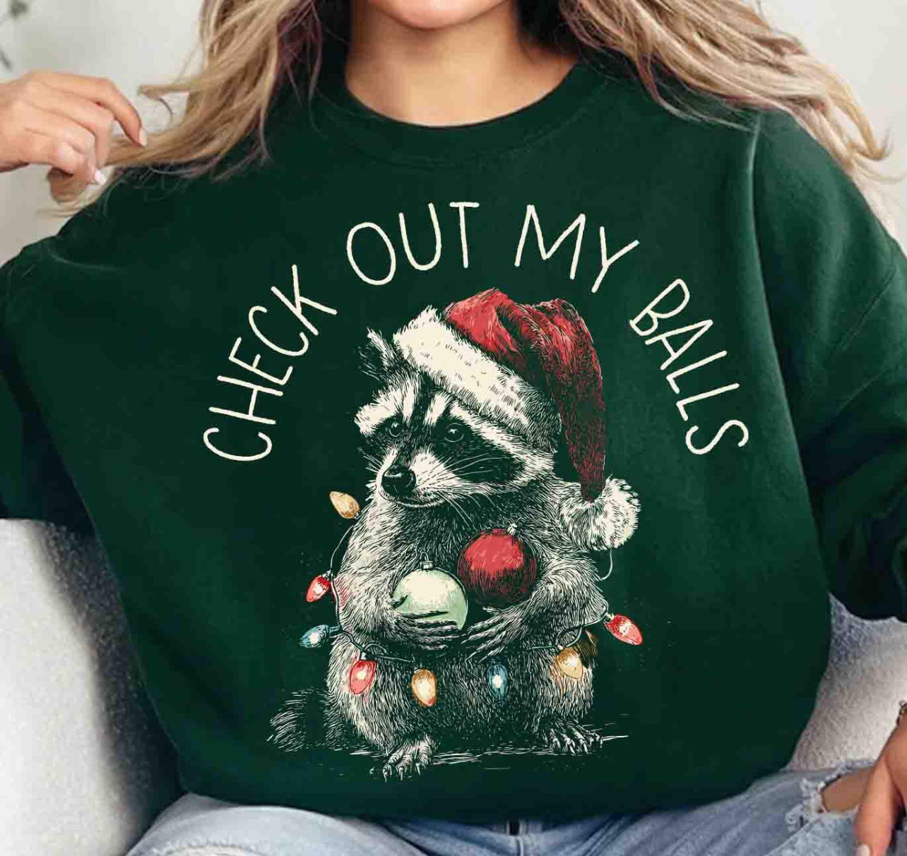 Raccoon Balls Christmas- ADULT