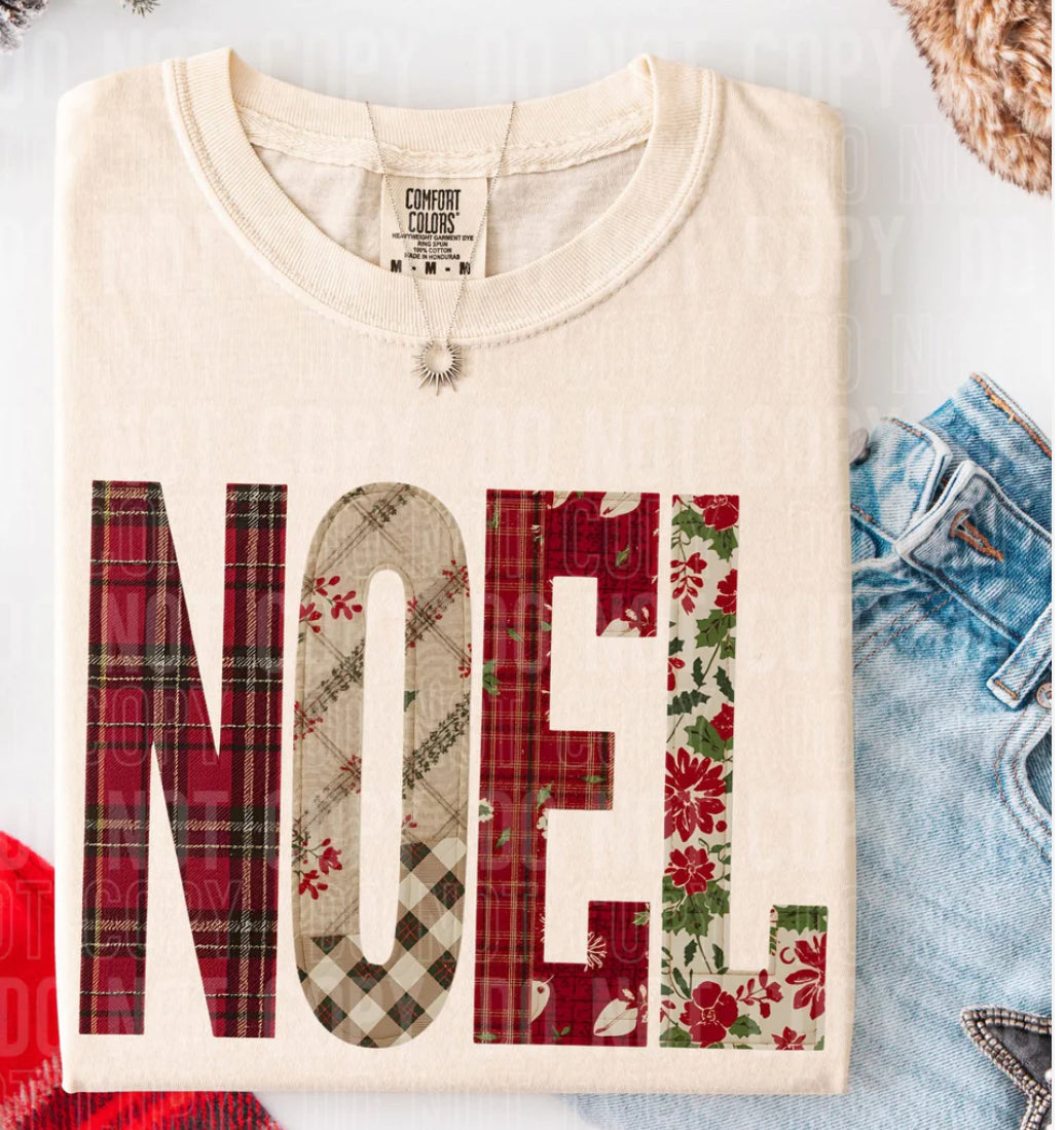 Noel Christmas Faux Fabric- ADULT