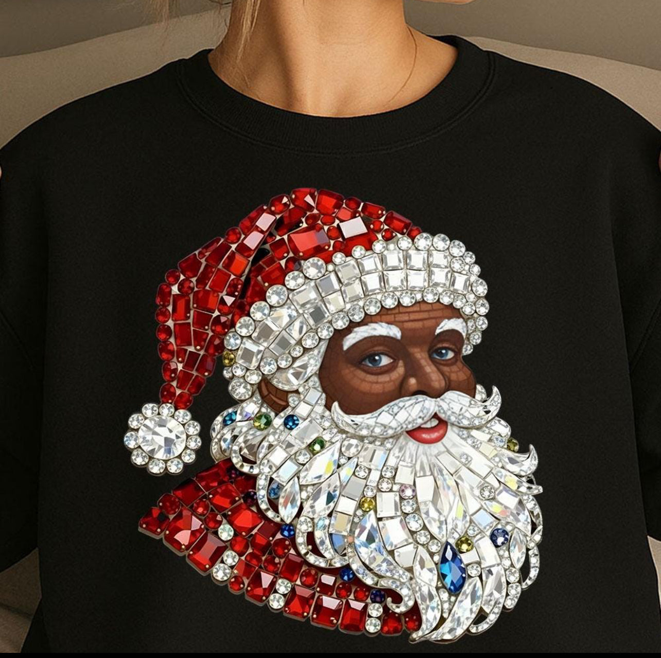 Faux Gemstone Santa (POC)- ADULT