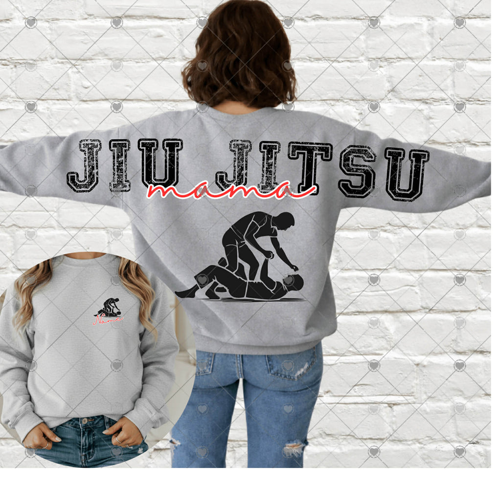 Jiu Jitsu Mama Boy Full Back Custom -ADULT