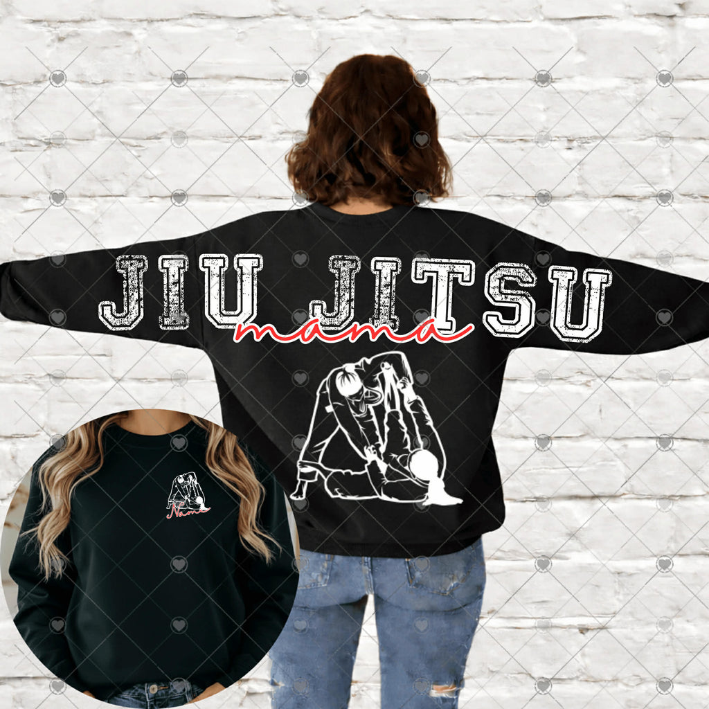Jiu Jitsu Mama Girl Full Back Custom -ADULT
