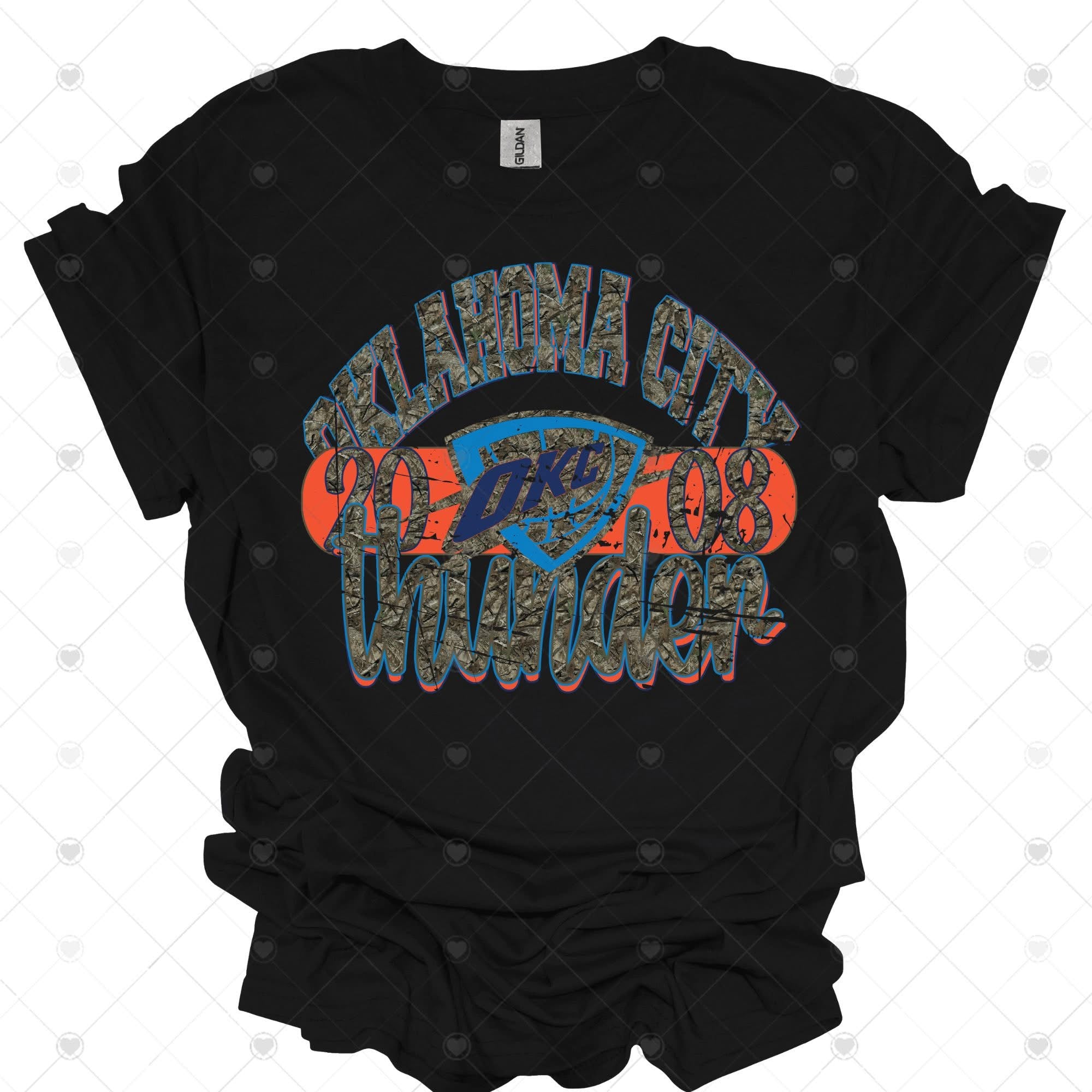 Thund Camo OKC Basketball-ADULT