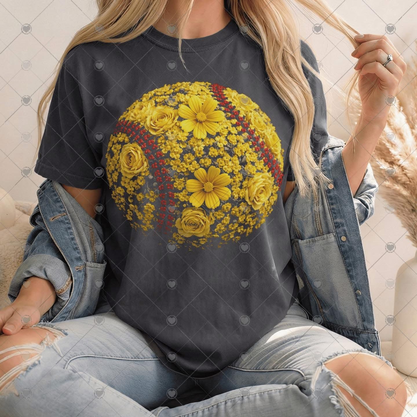 Softball Floral-ADULT