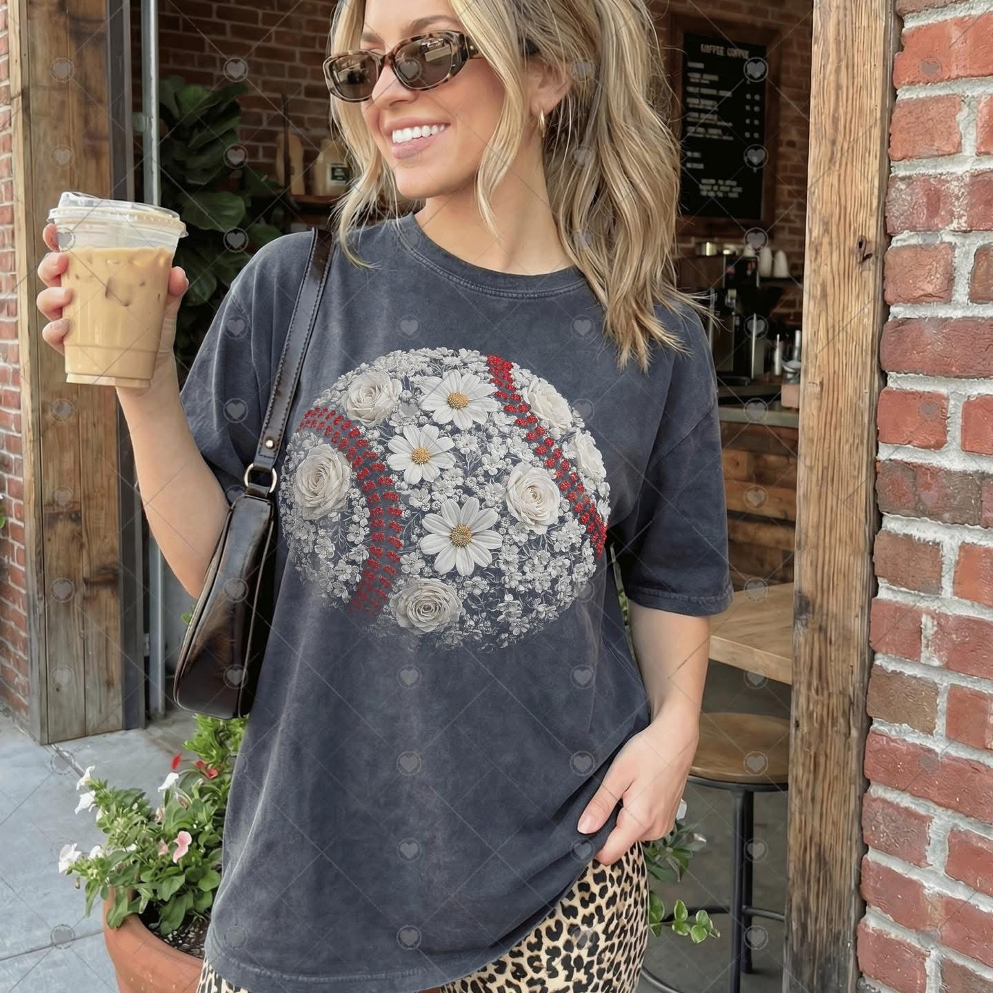 Baseball Floral-ADULT