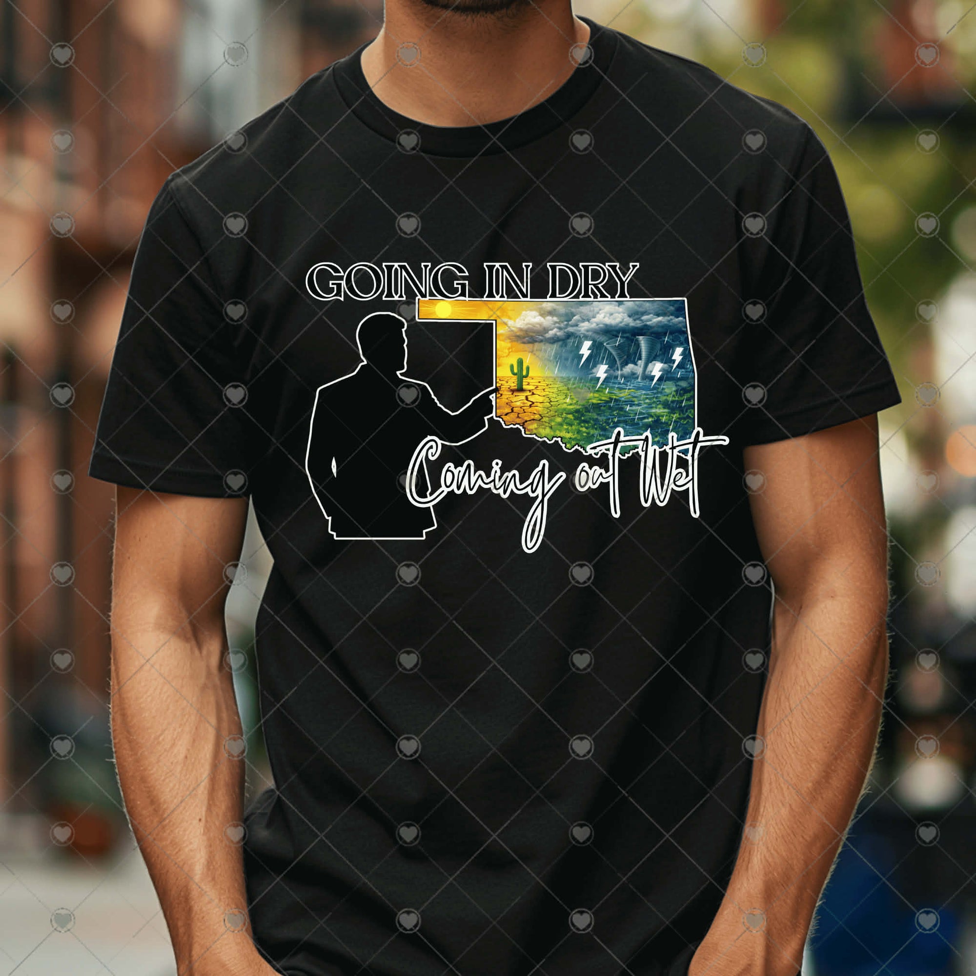 Going In Dry David Payne Quote Okie Weather-ADULT