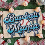 Baseball/Softball Melt Mama Faux Sparkly Embroidery-ADULT