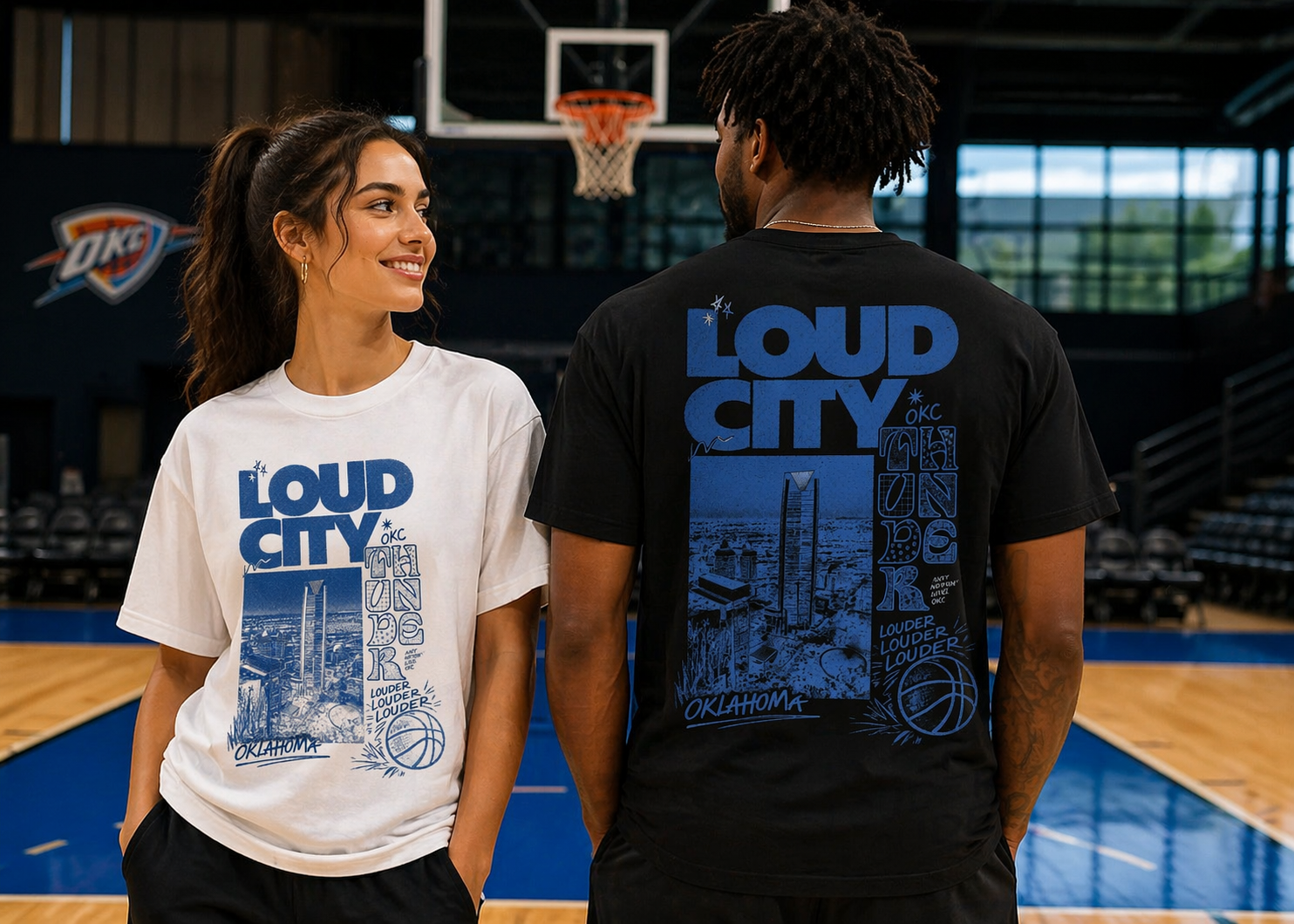 Thund Loud OKC City Basketball-ADULT