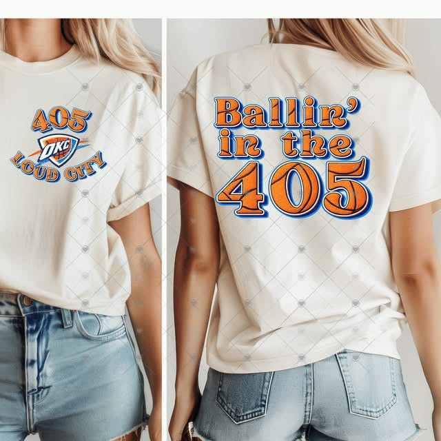 Ballin 405 Thund OKC Basketball-ADULT