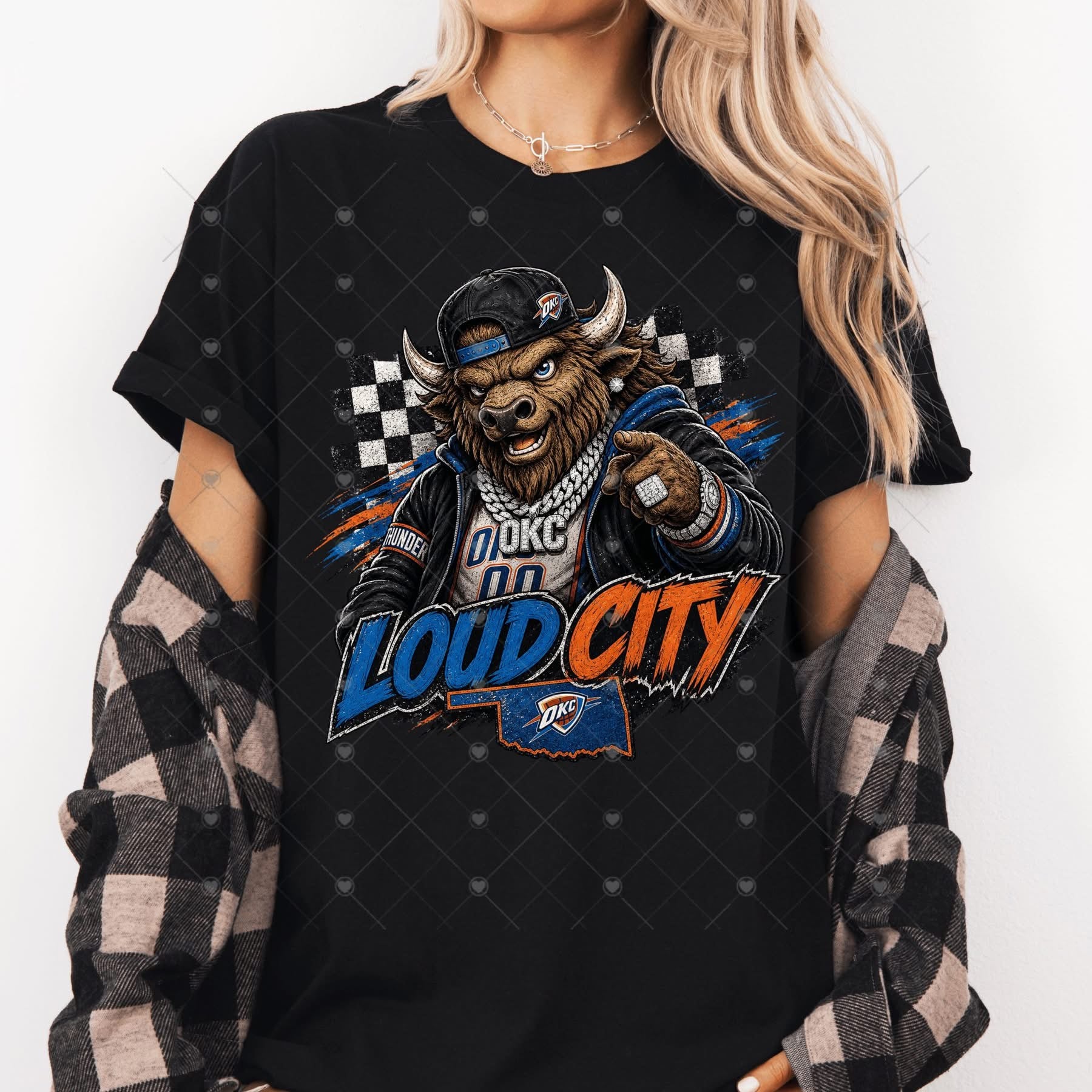 Loud City Rumble Thund OKC Basketball-ADULT