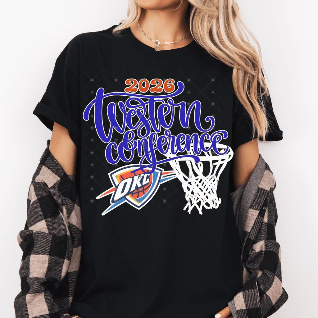 Western Conference Thund OKC Basketball-ADULT