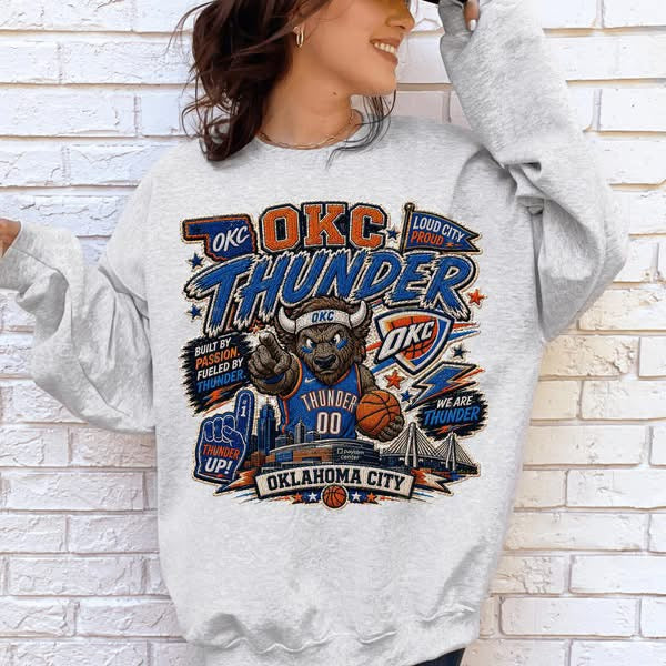 Rumble Collage Thund OKC Basketball-ADULT