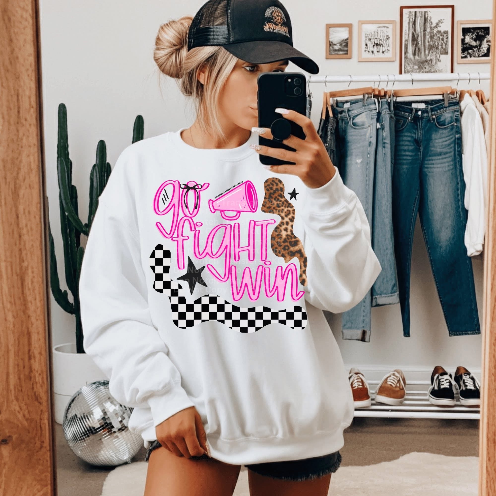 Go Fight Win Pink-ADULT