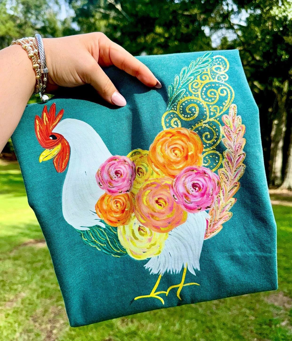 Floral Chicken-ADULT