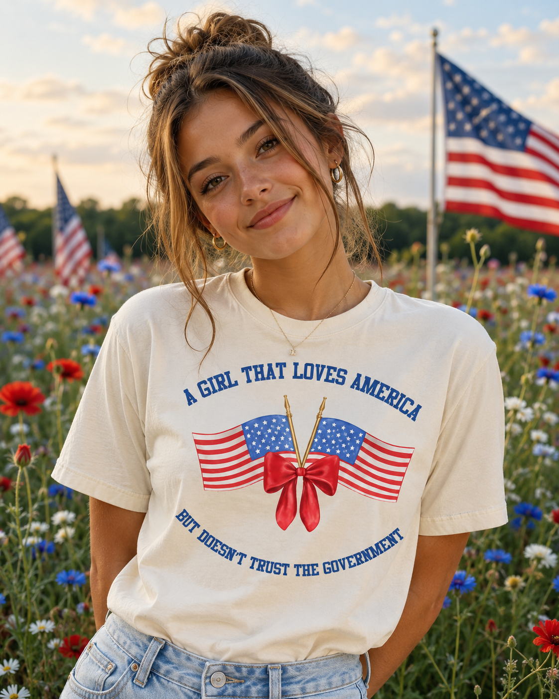 A Girl That Loves America Doesn’t Trust the Government-ADULT