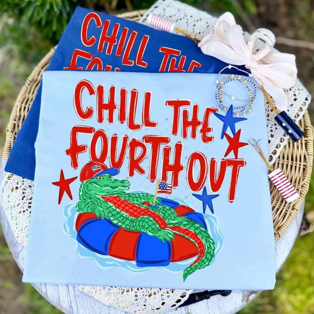 Chill The Fourth Out Gator-ADULT