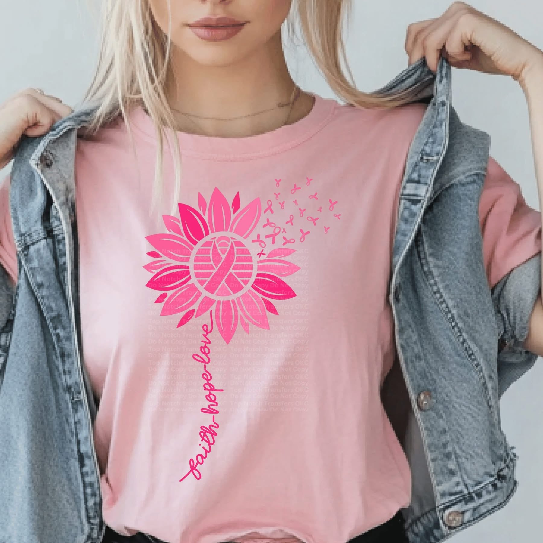 Breast Cancer Awareness Flower - ADULT