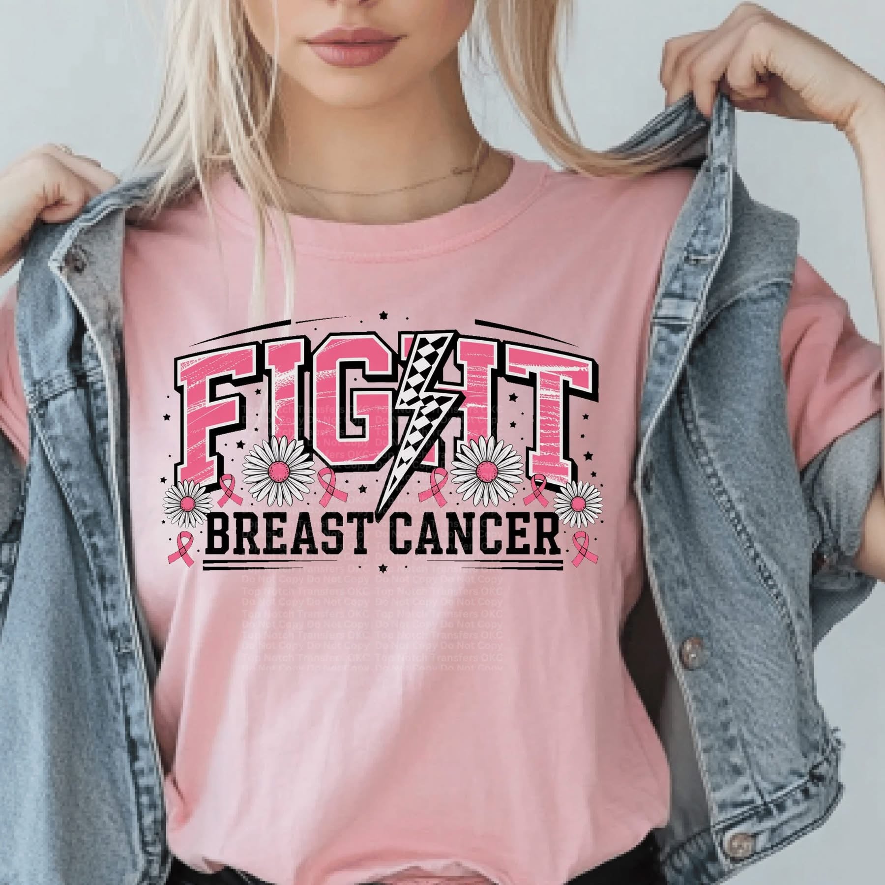 Breast Cancer Awareness Fight Bolt- ADULT