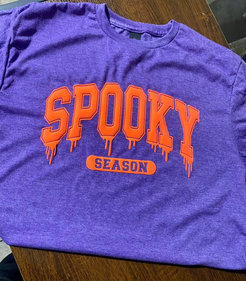 Spooky Orange Puff- ADULT
