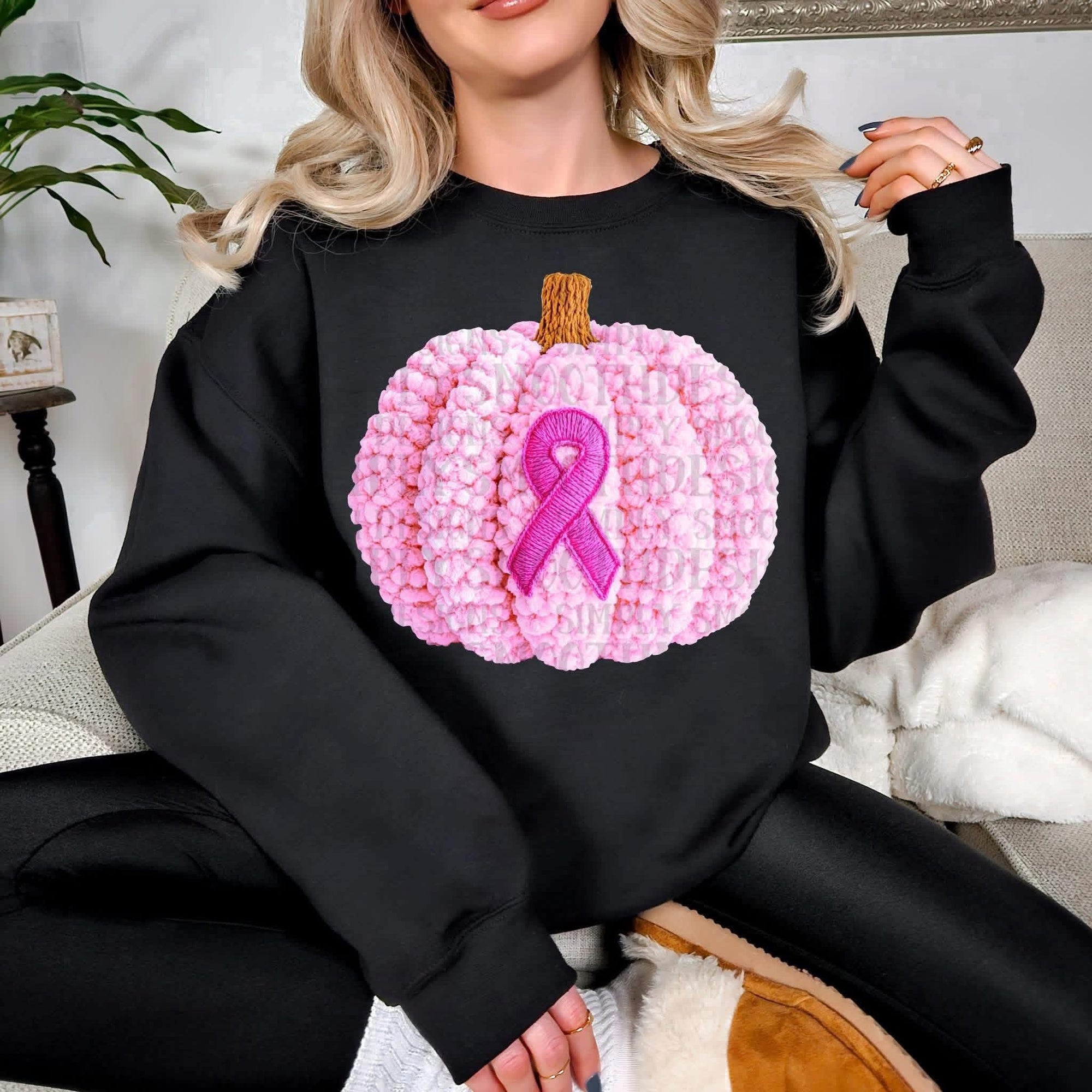 Breast Cancer Pumpkin Yarn- ADULT
