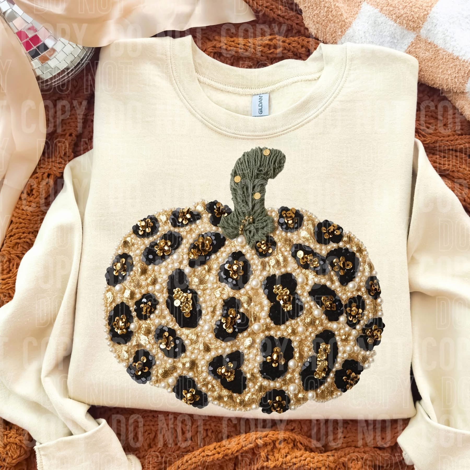 Yarn Leopard Pumpkin- ADULT