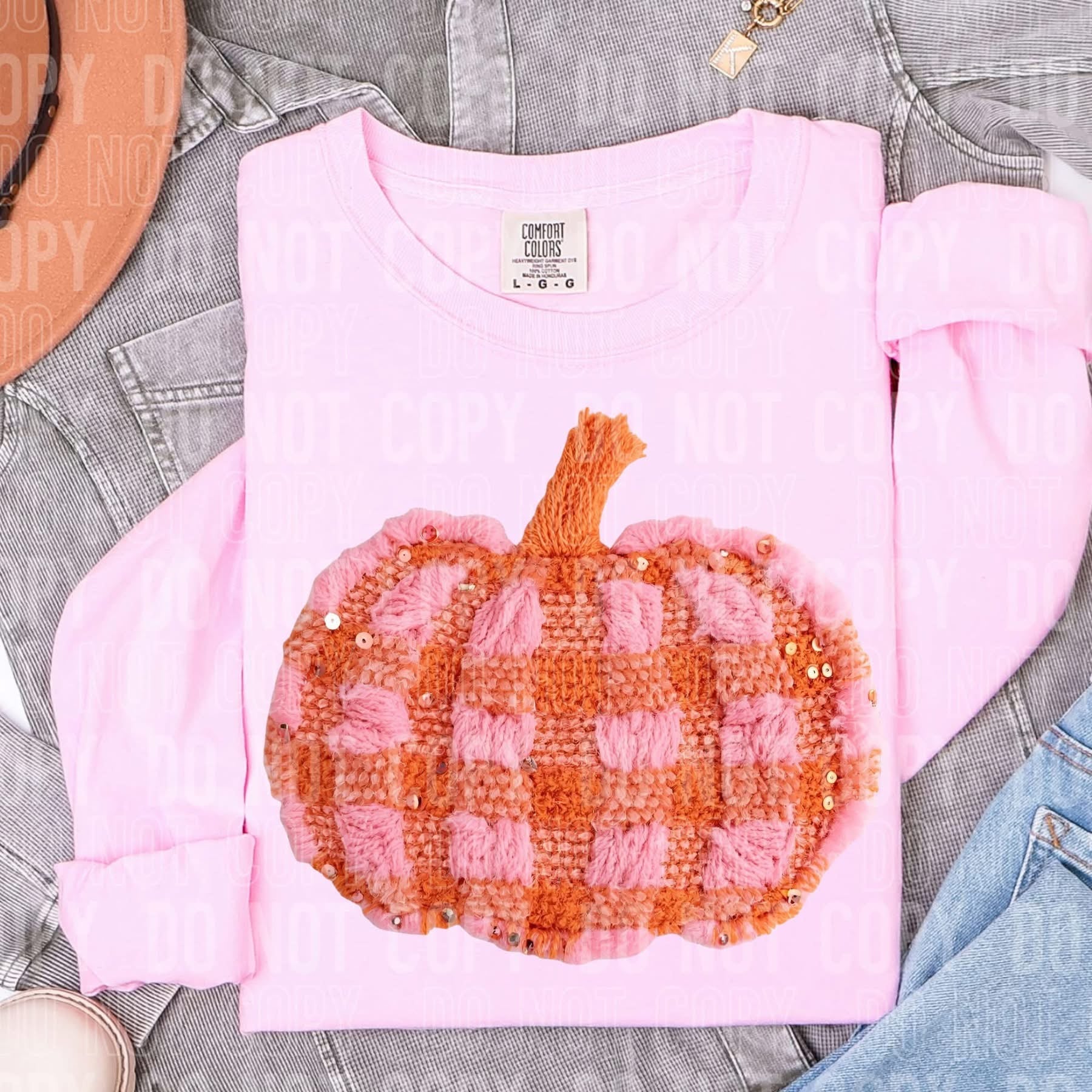 Yarn Checker Pumpkin- ADULT