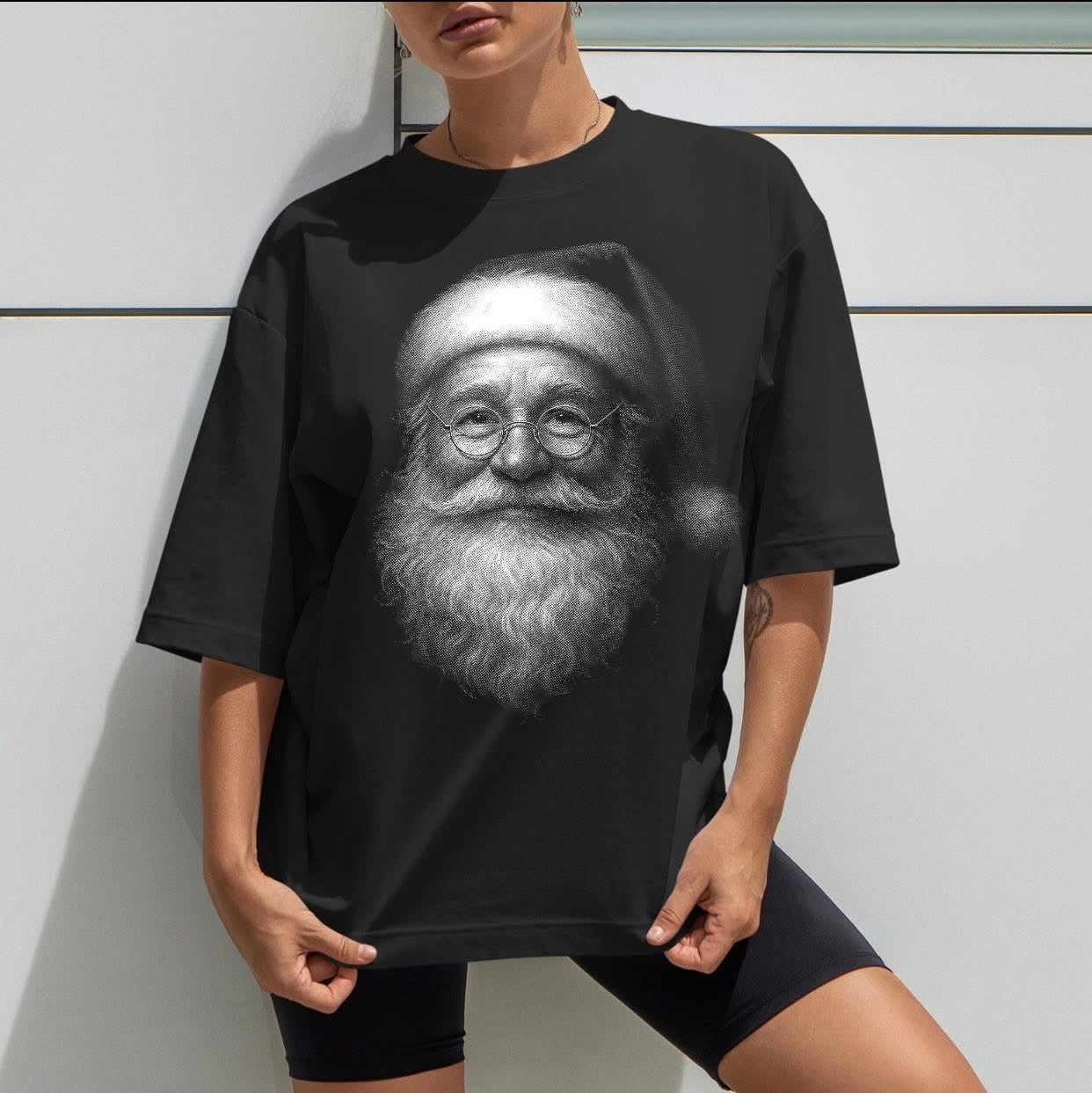 Vintage Happy Santa- ADULT