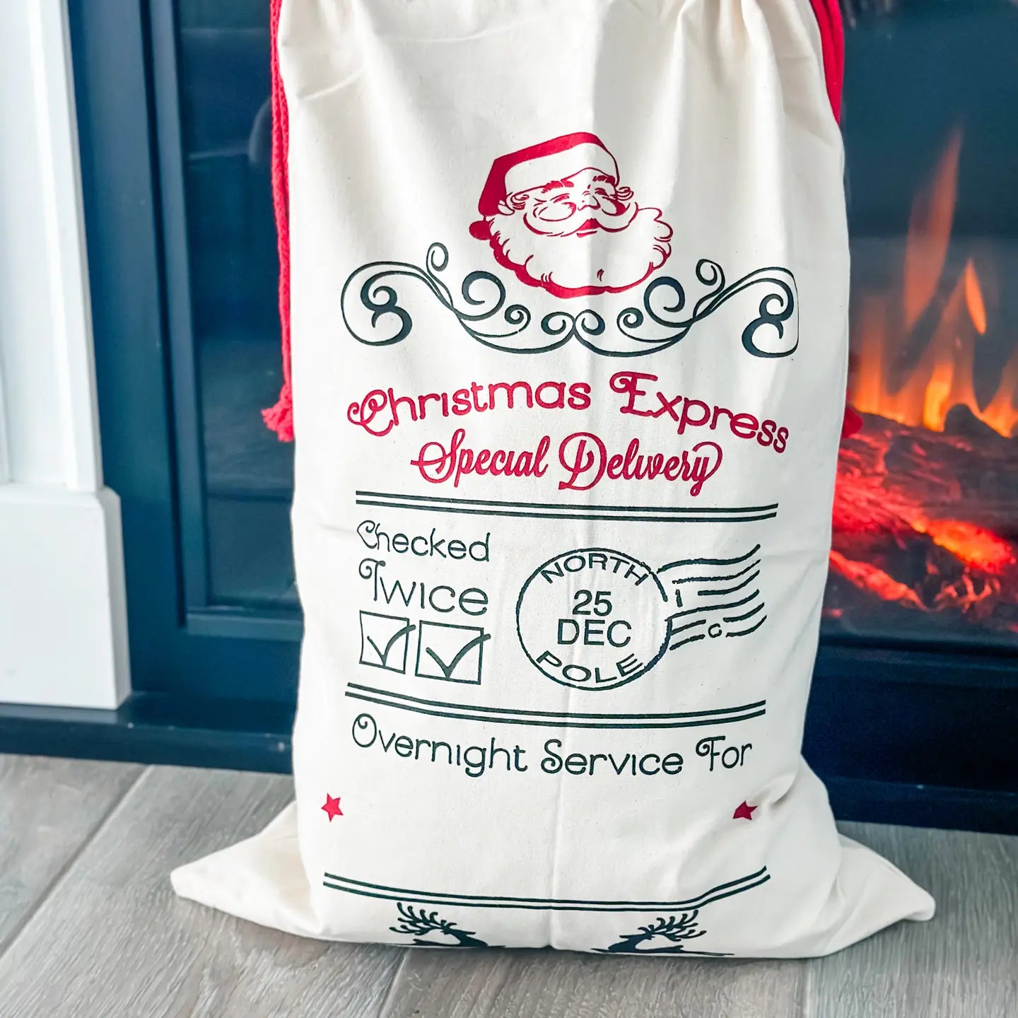 White Santa Sack