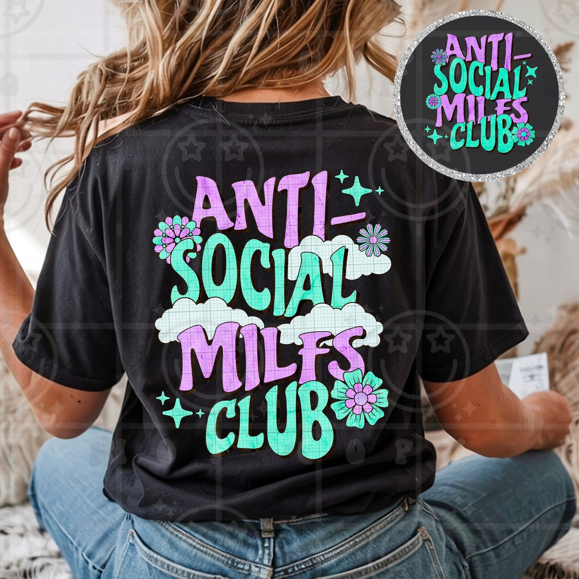 Anti Social Milf Teal- ADULT