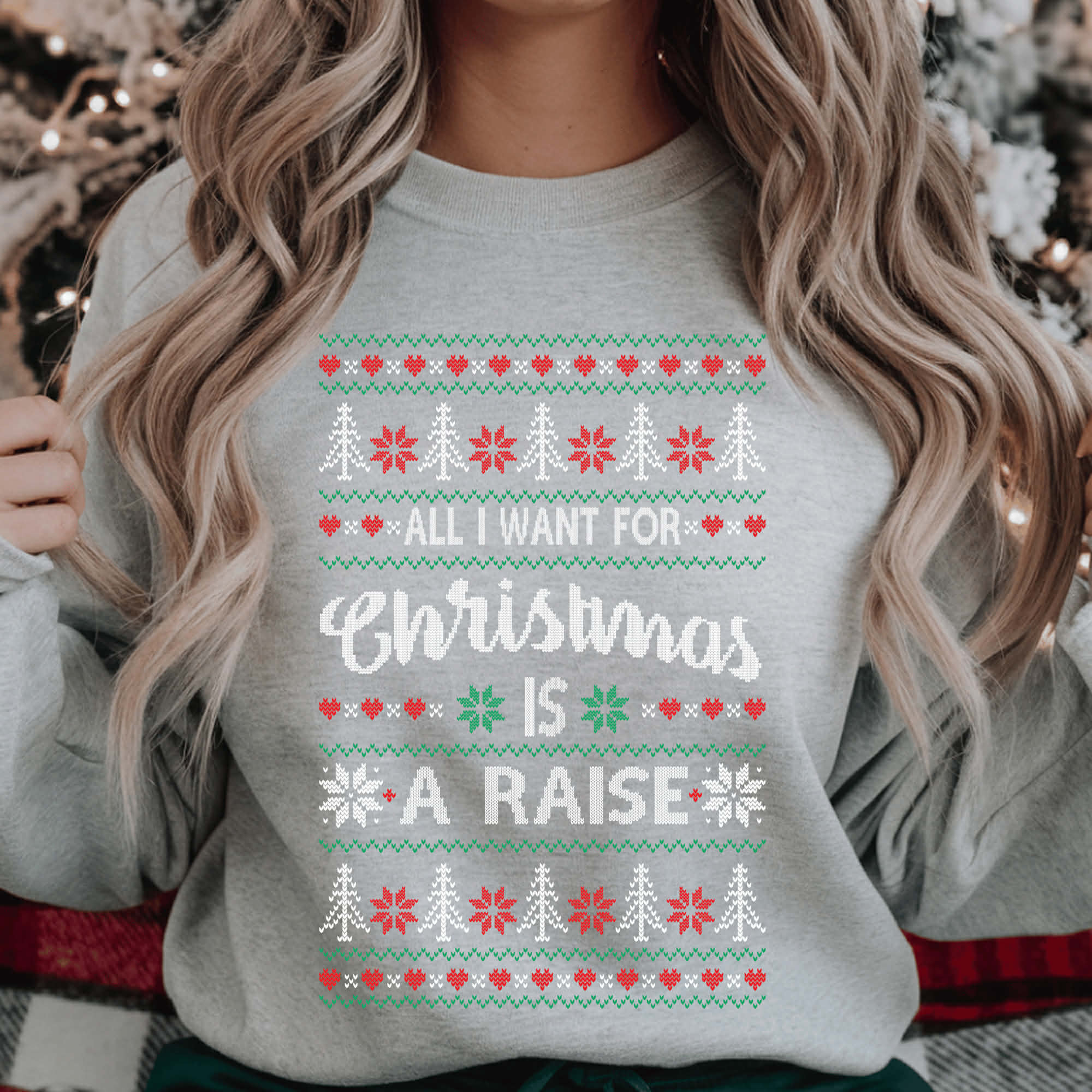 Raise Workplace Christmas Sweater - ADULT