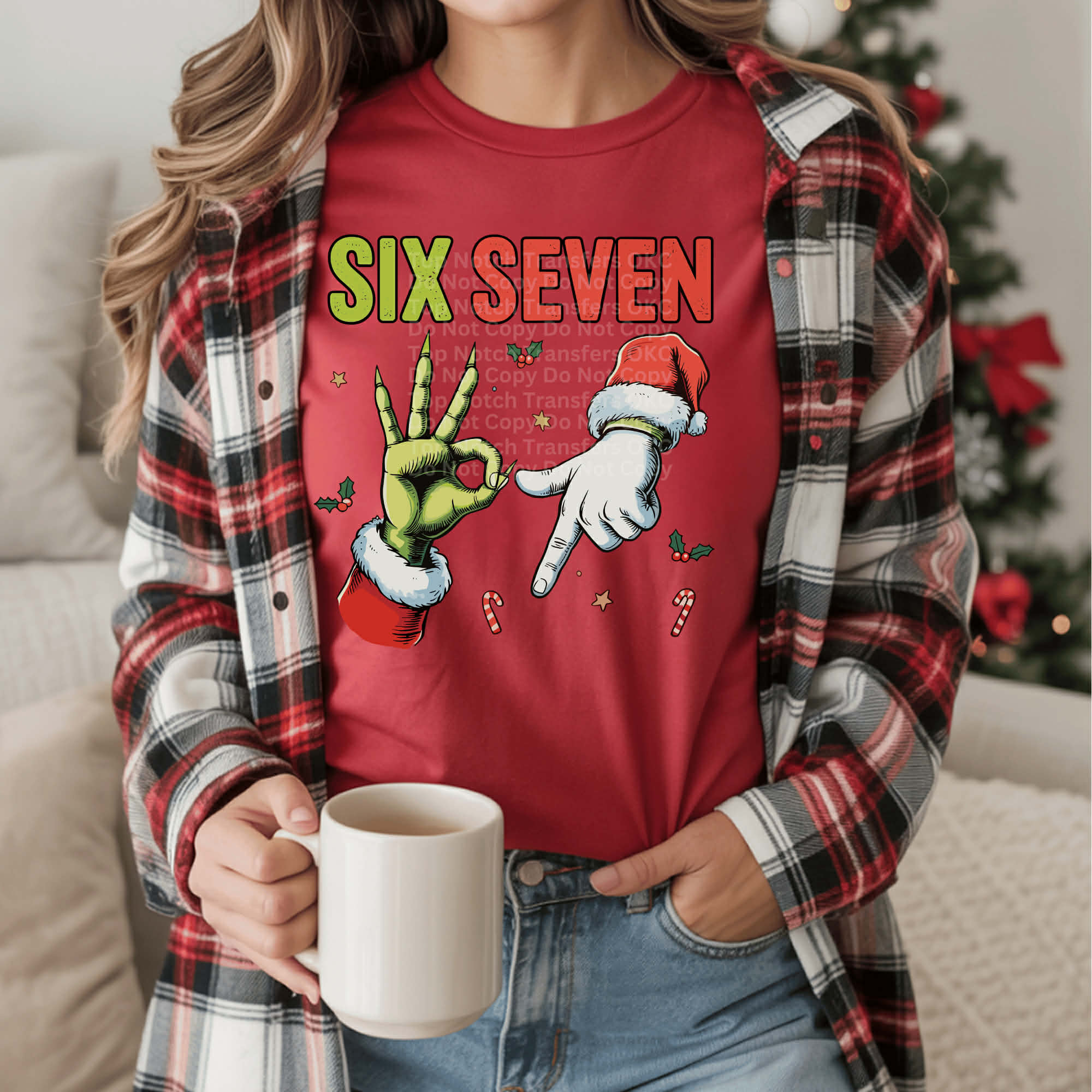 67 Christmas Santa and Green Guy -YOUTH