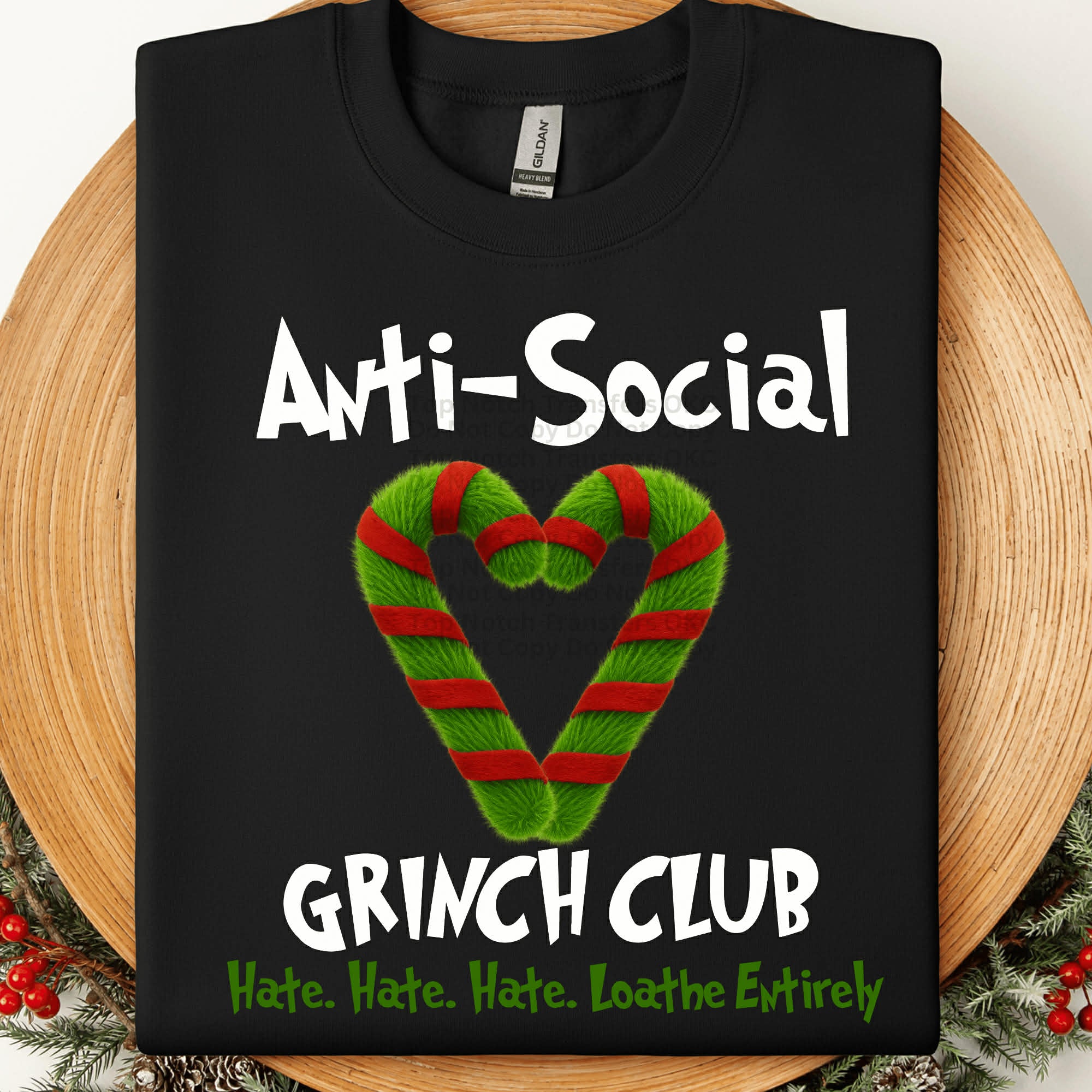 Anti Social Green Guy Heart- ADULT