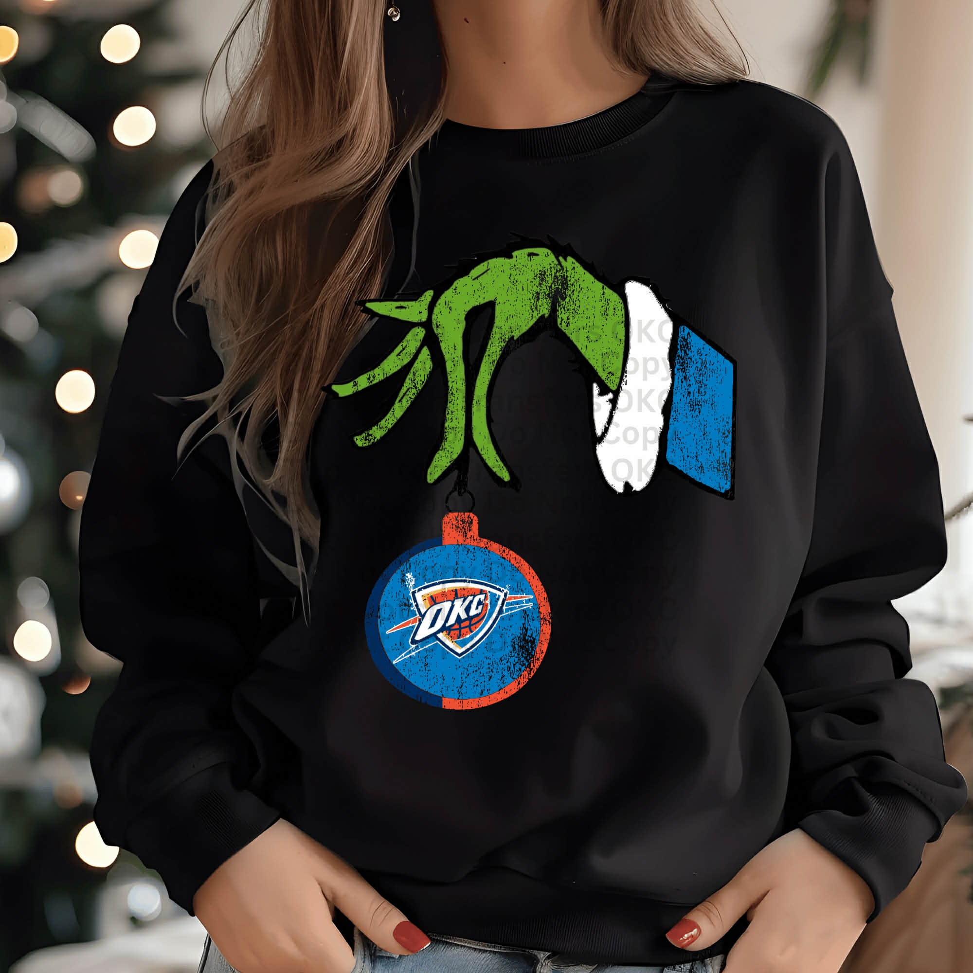 Thunder Christmas Green Guy Hand- ADULT