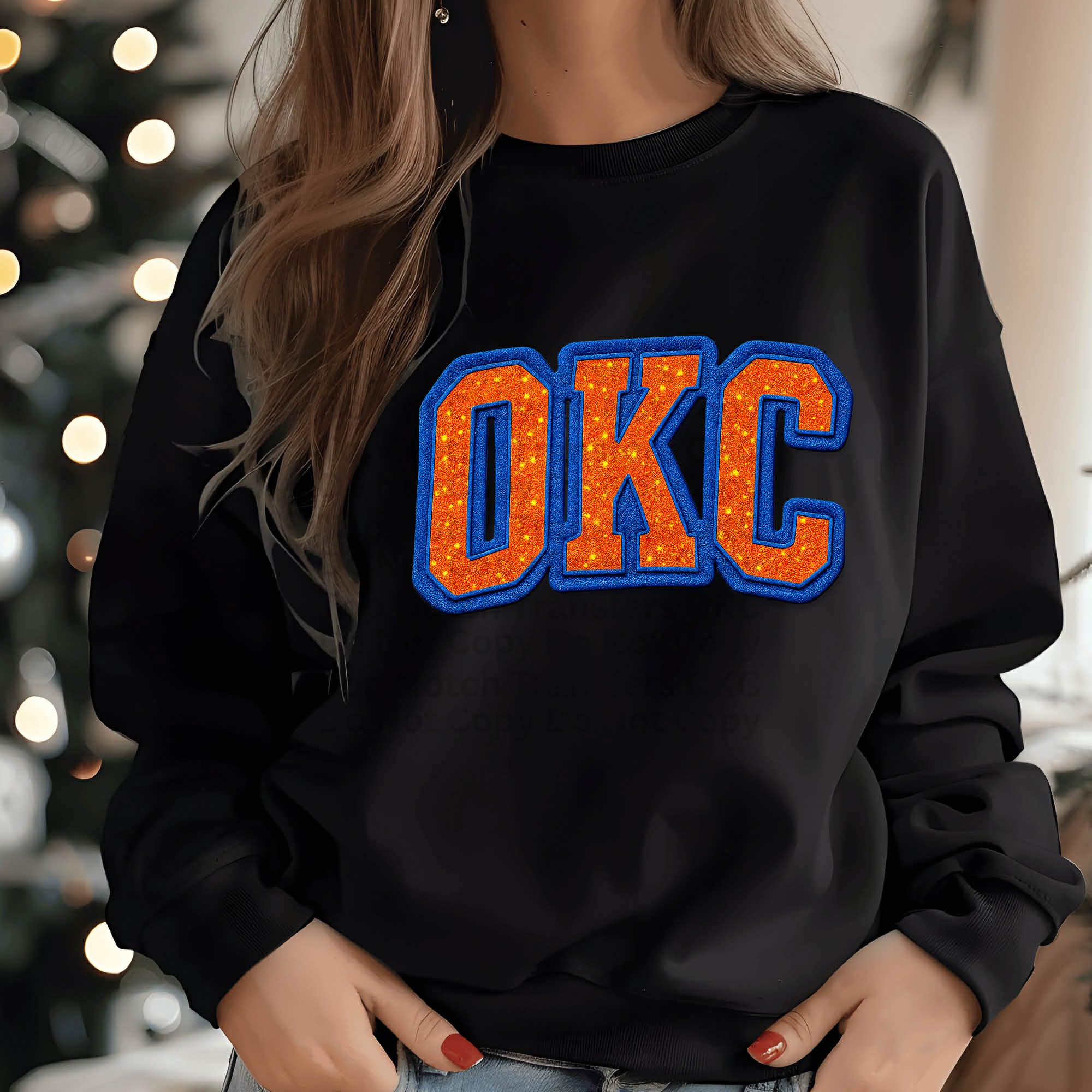 Thunder Glitter OKC - ADULT